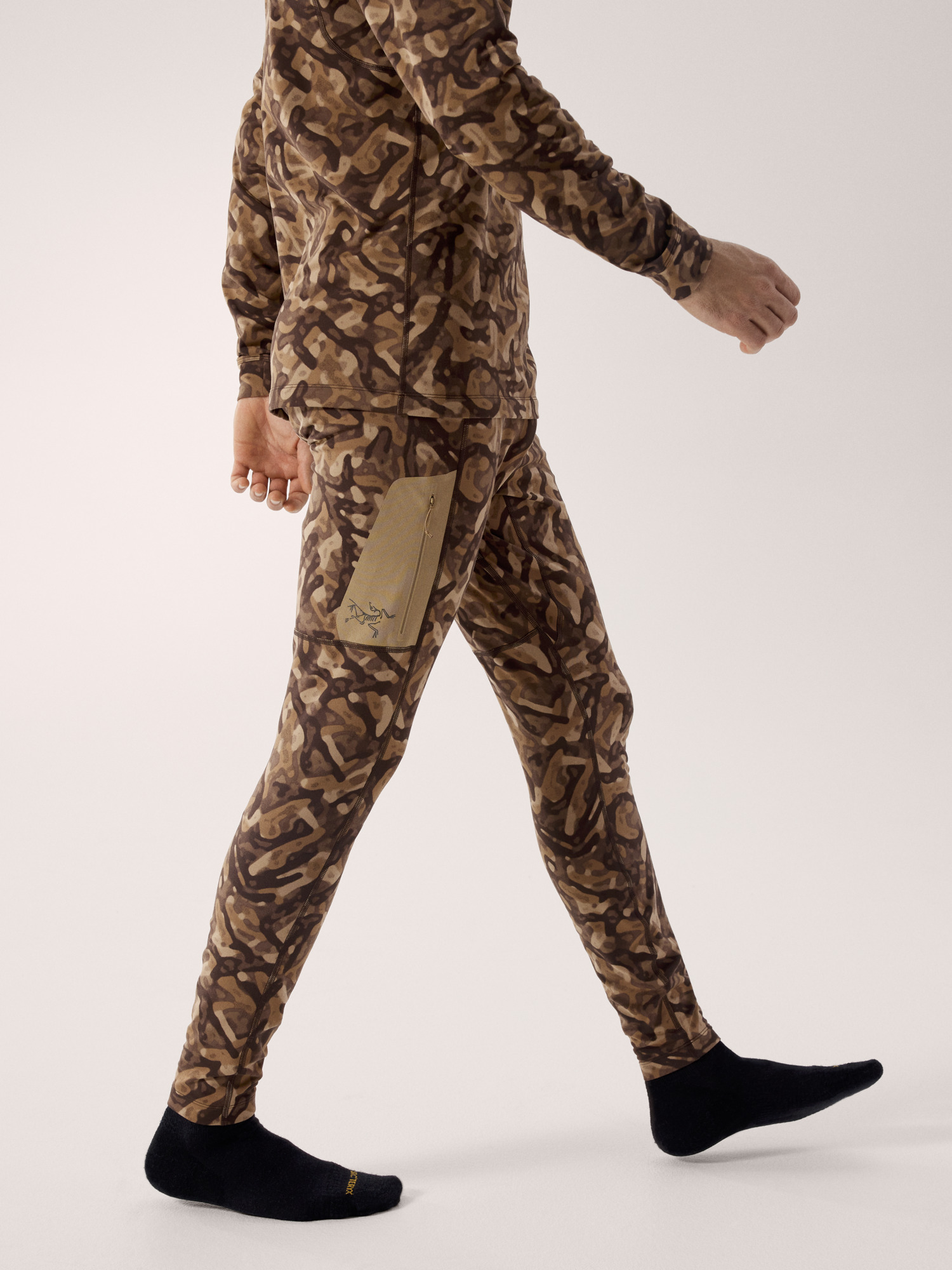 Rho LT Bottom Print Carob Grottoflage Side View