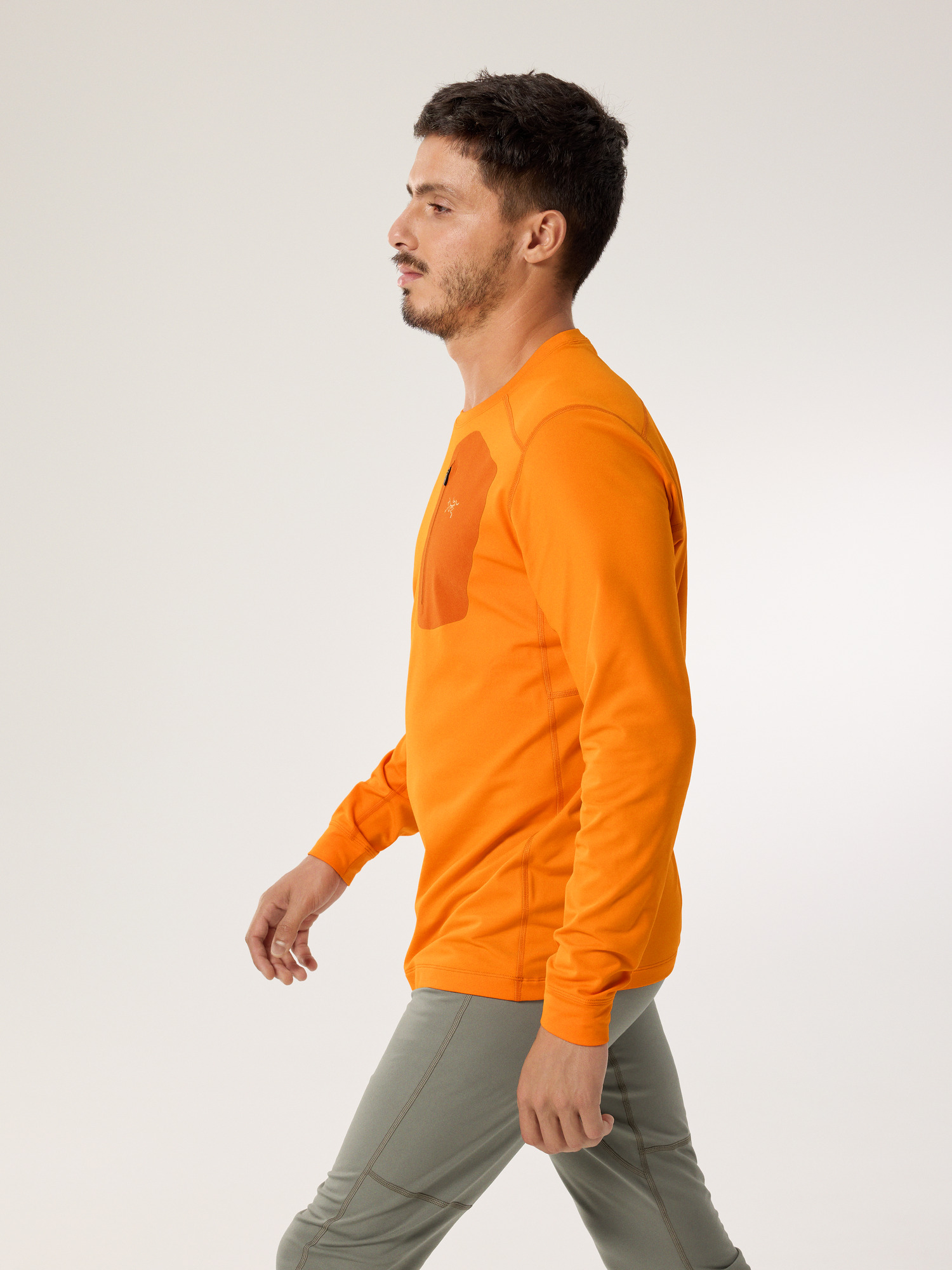 Rho LT Crew Neck Blaze Side View