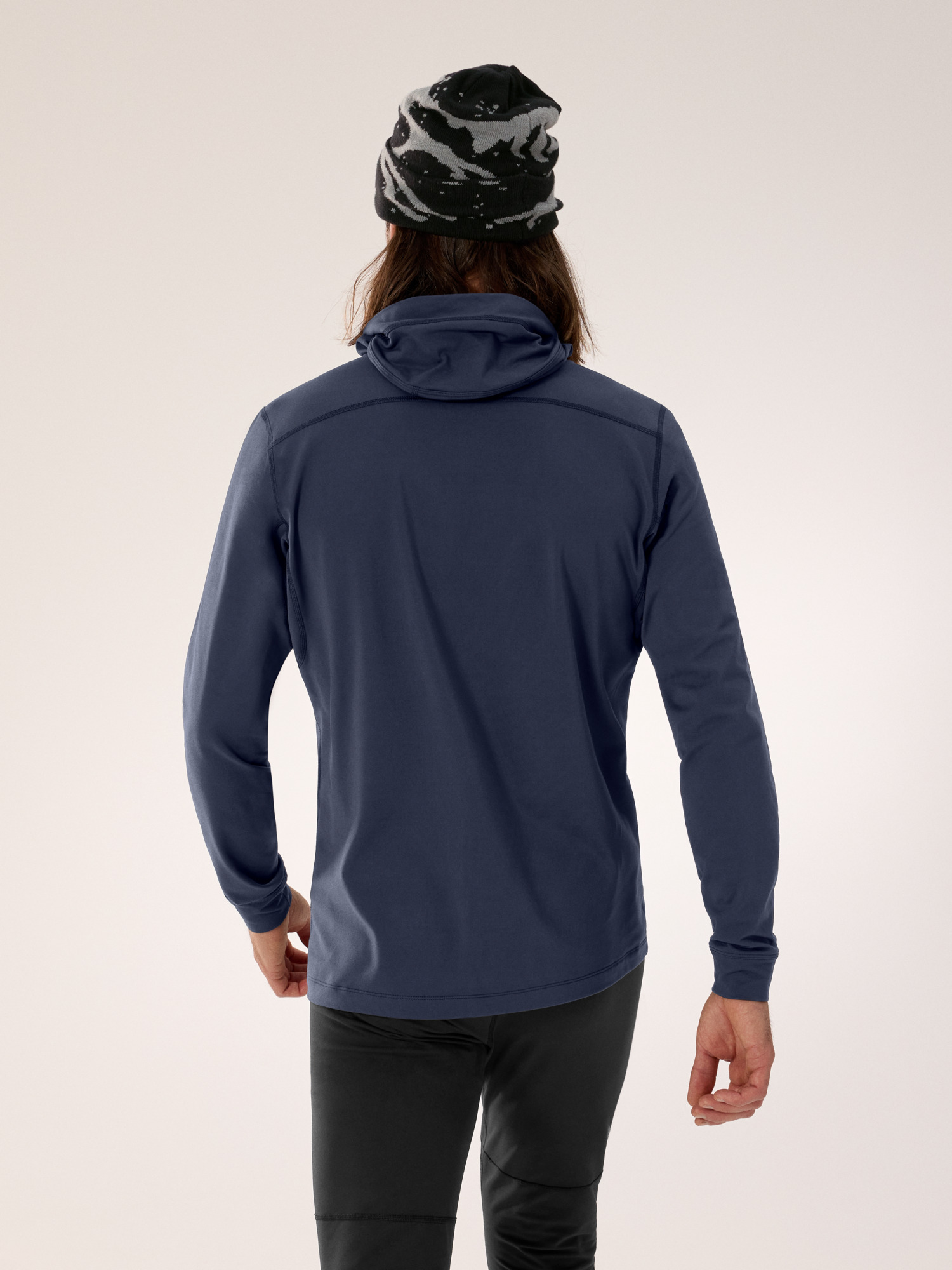 Rho LT Hoody Black Sapphire II Back View