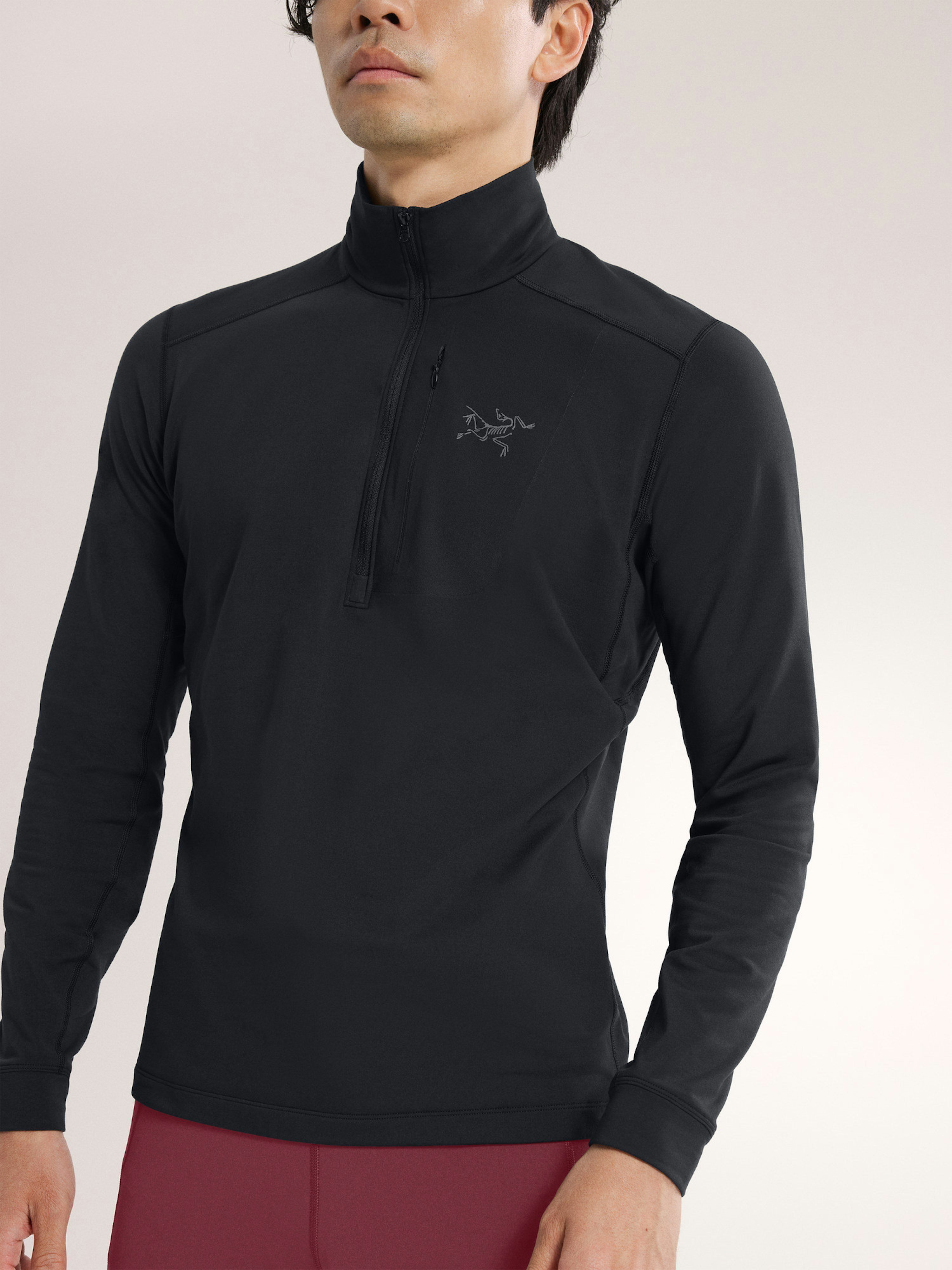 Rho LT Zip Neck Black Hover