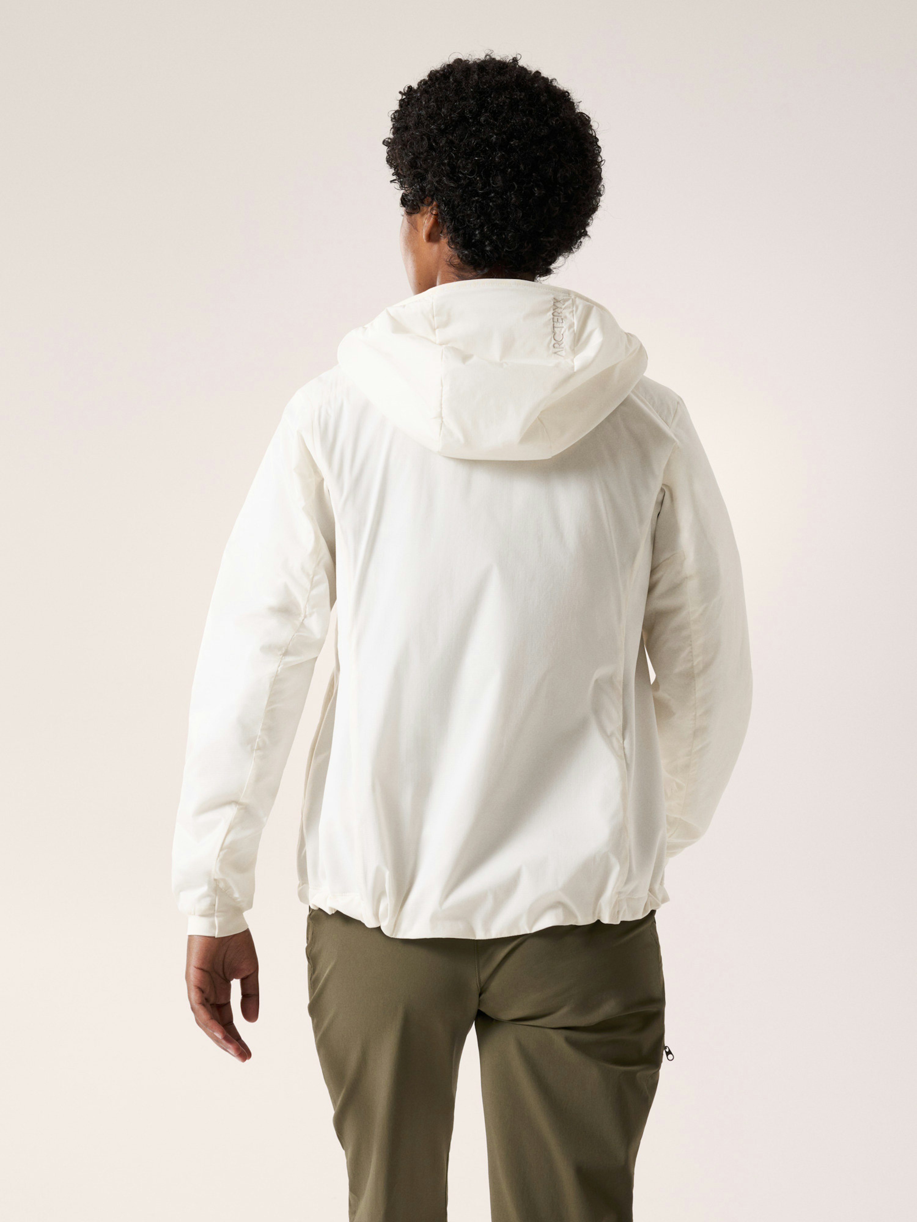 Atom Hoody Women's Arctic Silk Back View