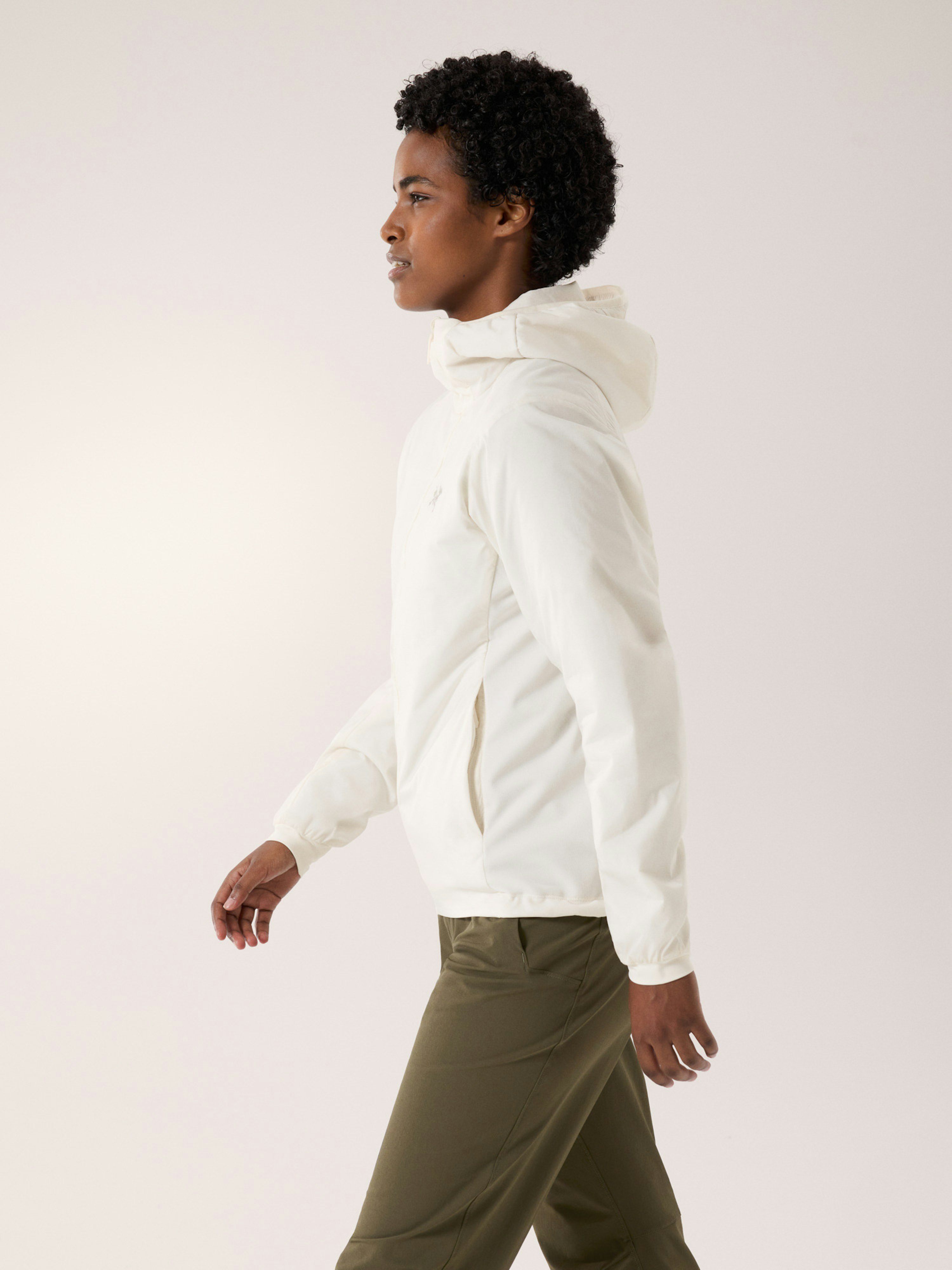 Atom Hoody Women's Arctic Silk Side View