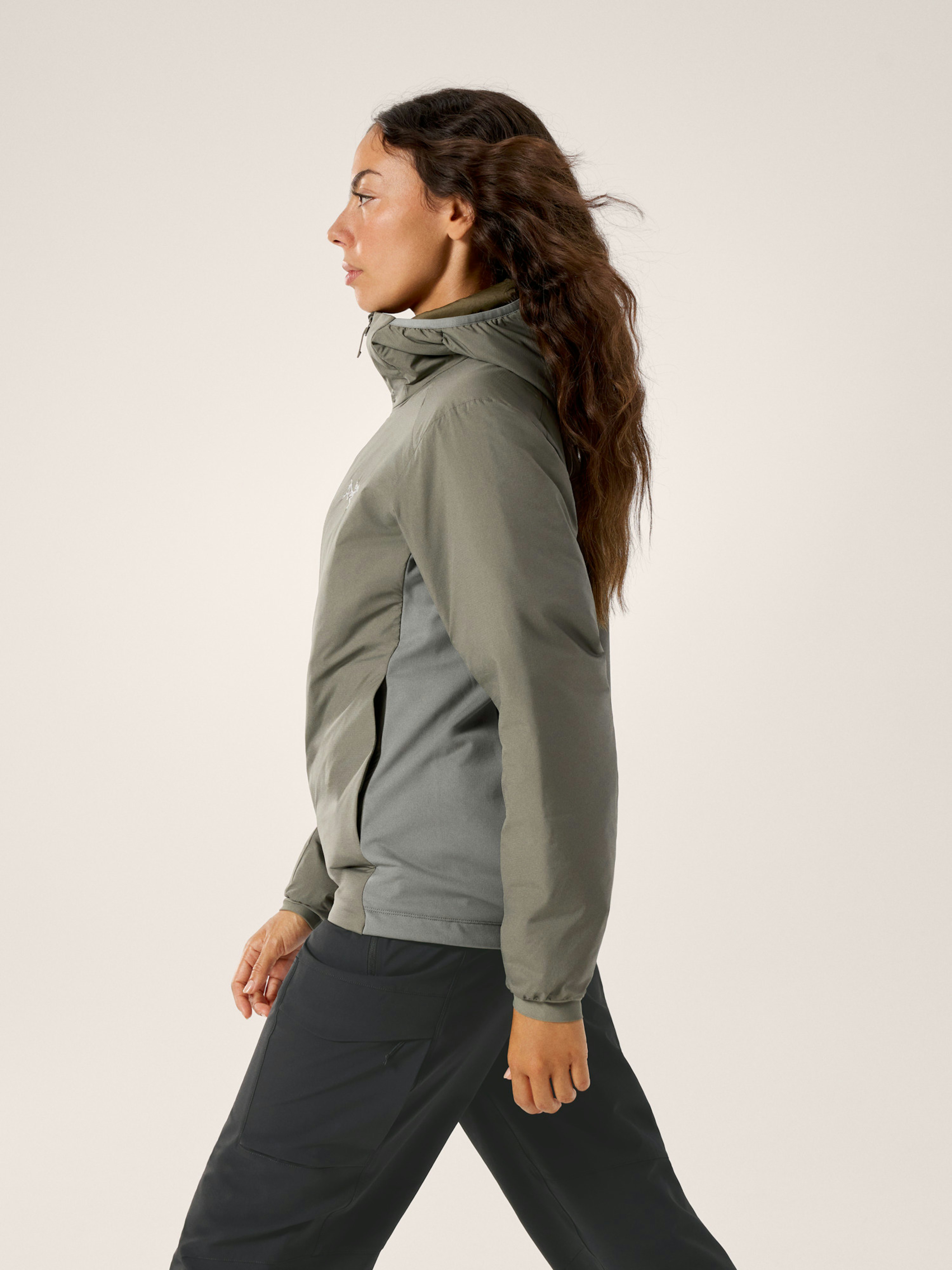 Atom Hoody Women's Forage II Side View