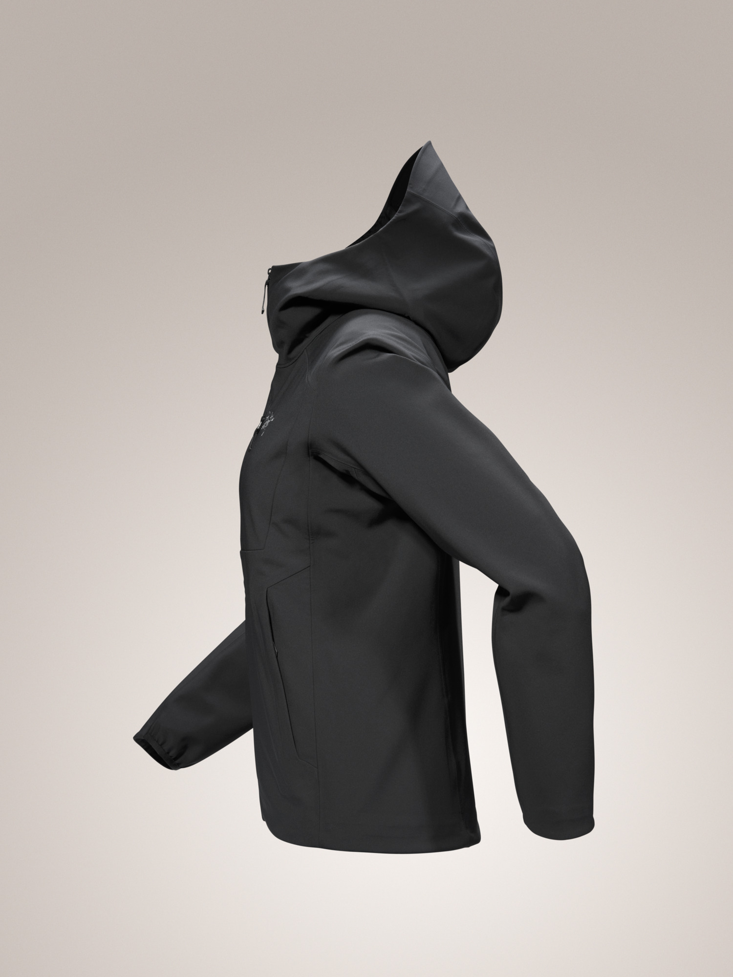 Gamma MX Hoody Women's Black Profile