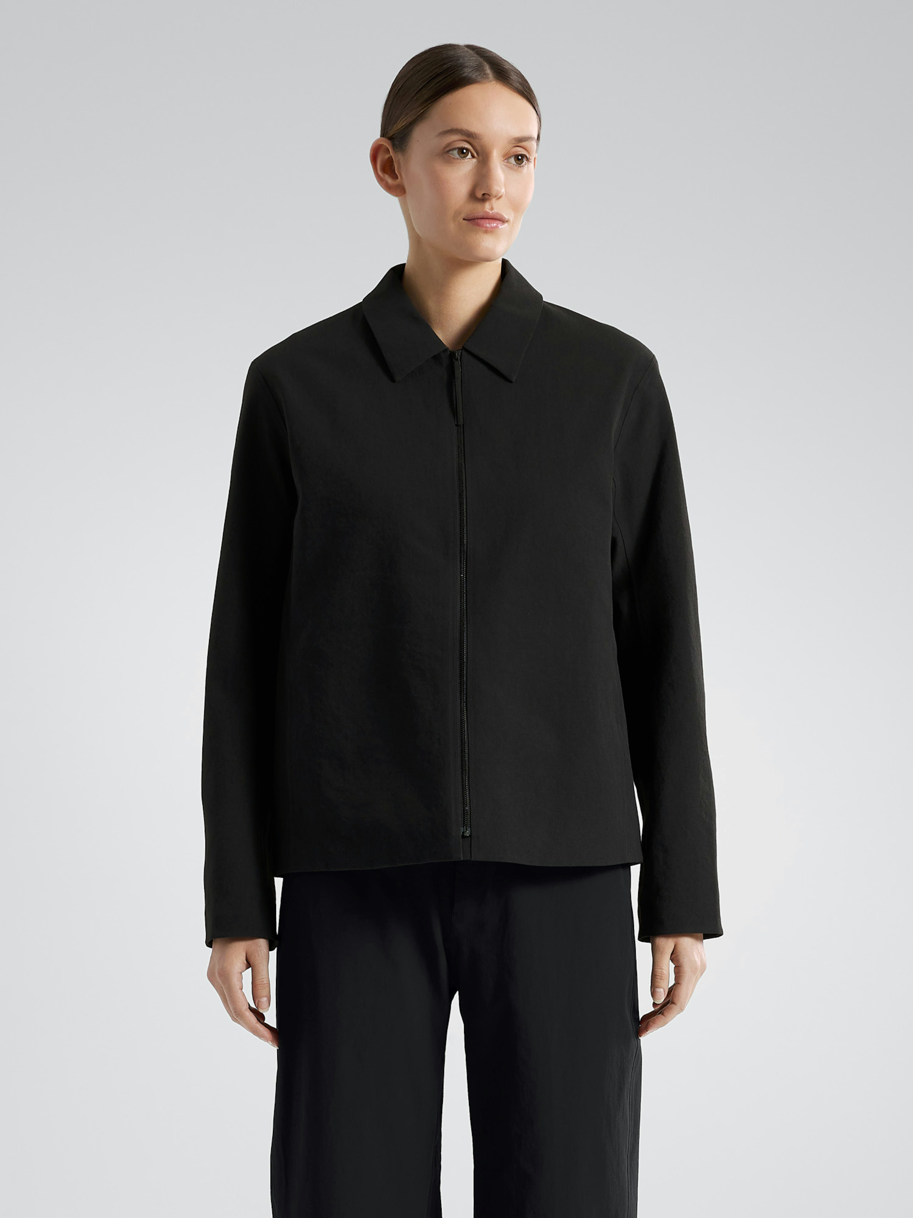 Limina Softshell Jacket Women's Black Front View
