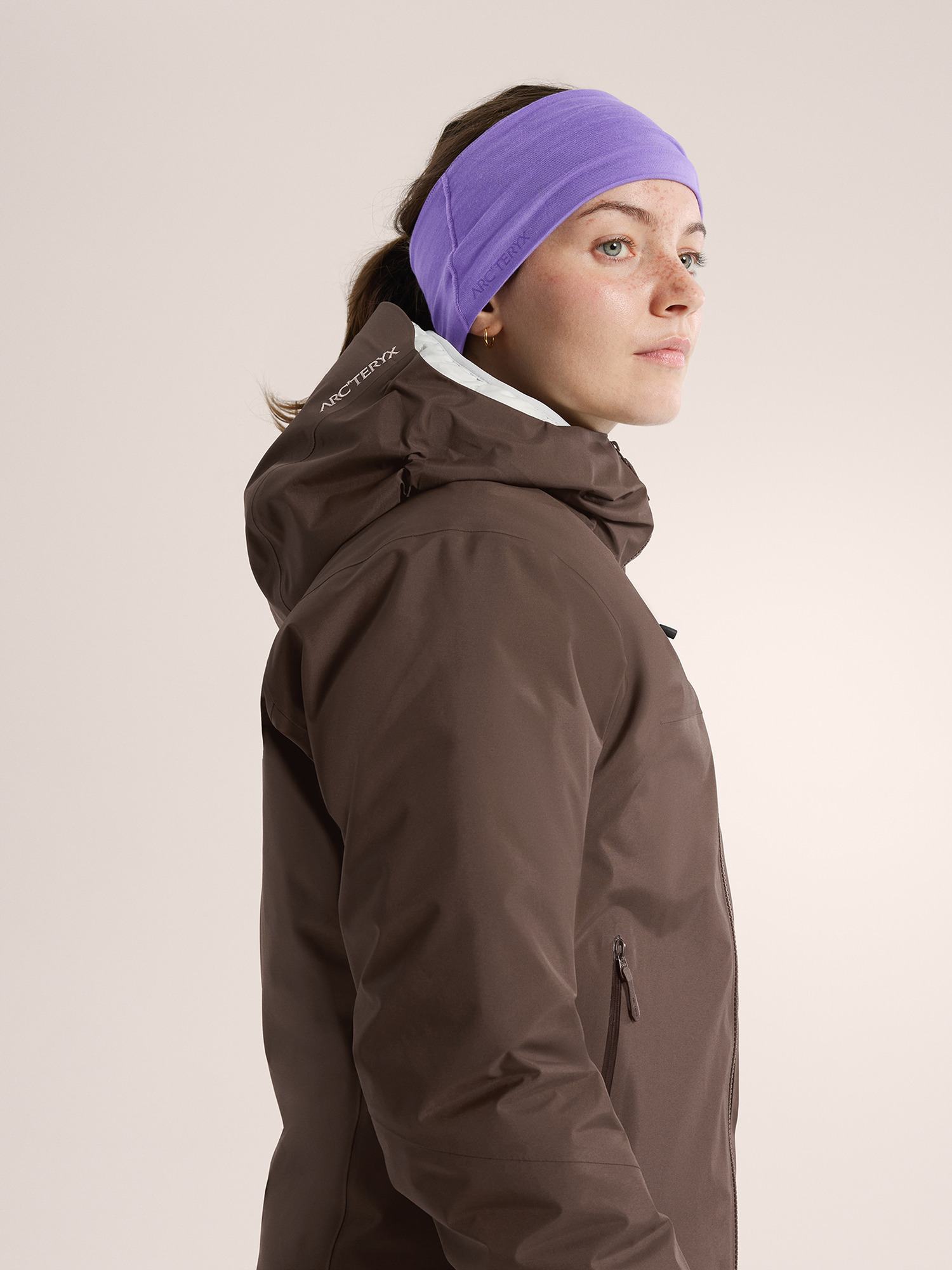 Satoro Merino Headband Dk Aster Hover