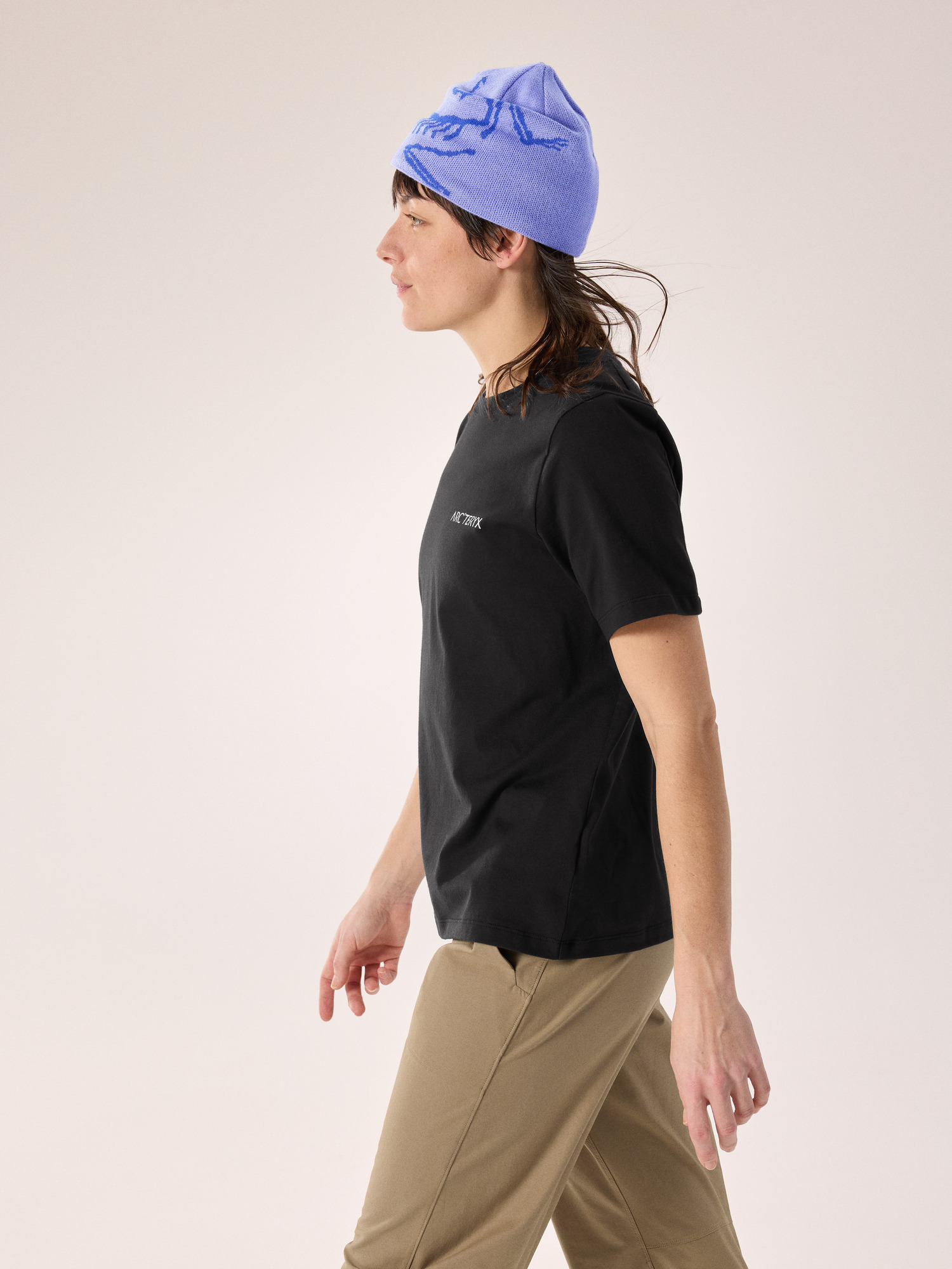 Kragg SL Cotton Blurred Bird Crew Shirt SS Women's | Arc'teryx