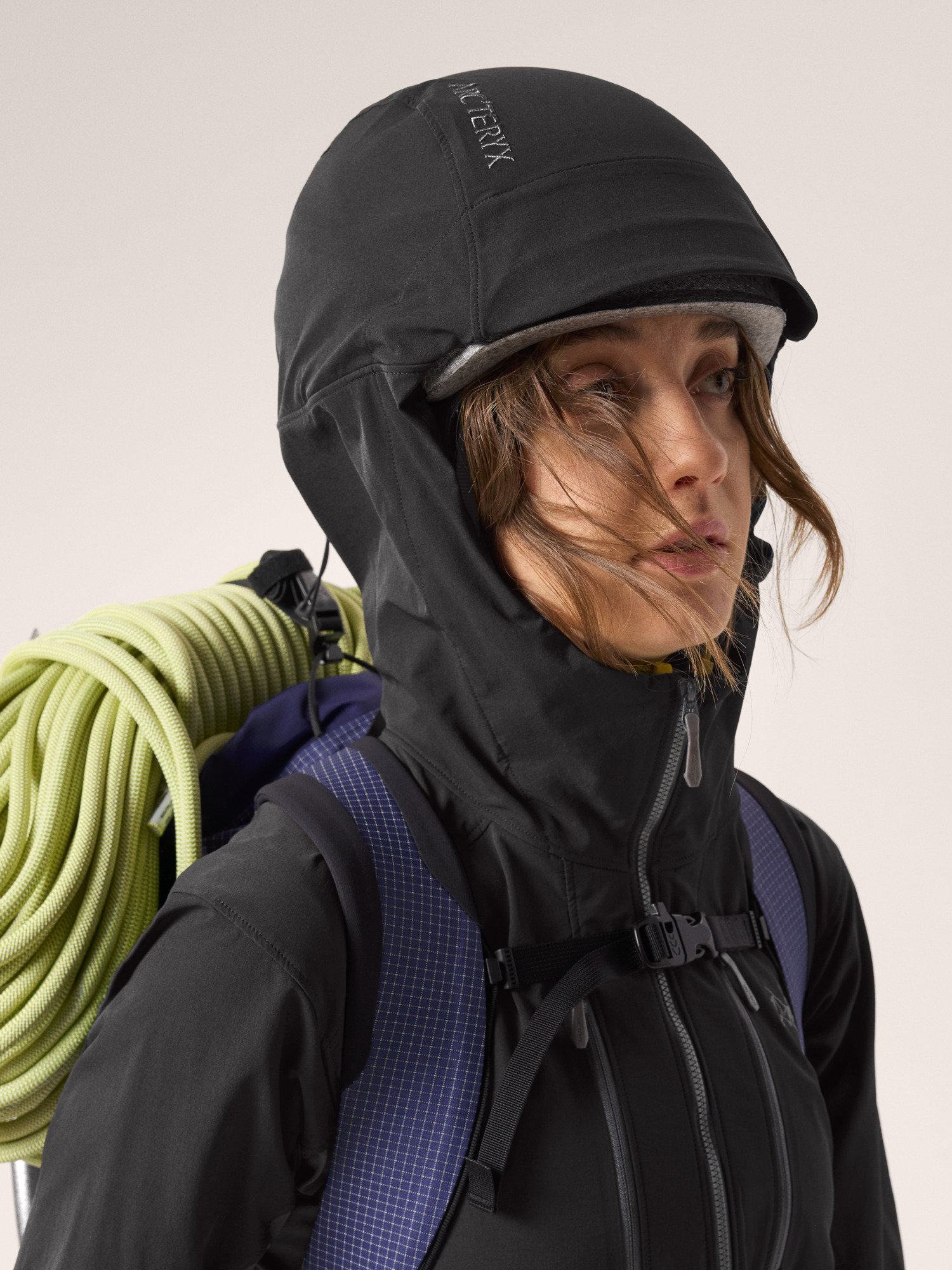 Psiphon Hoody Women's Black / Graphite Hood Up