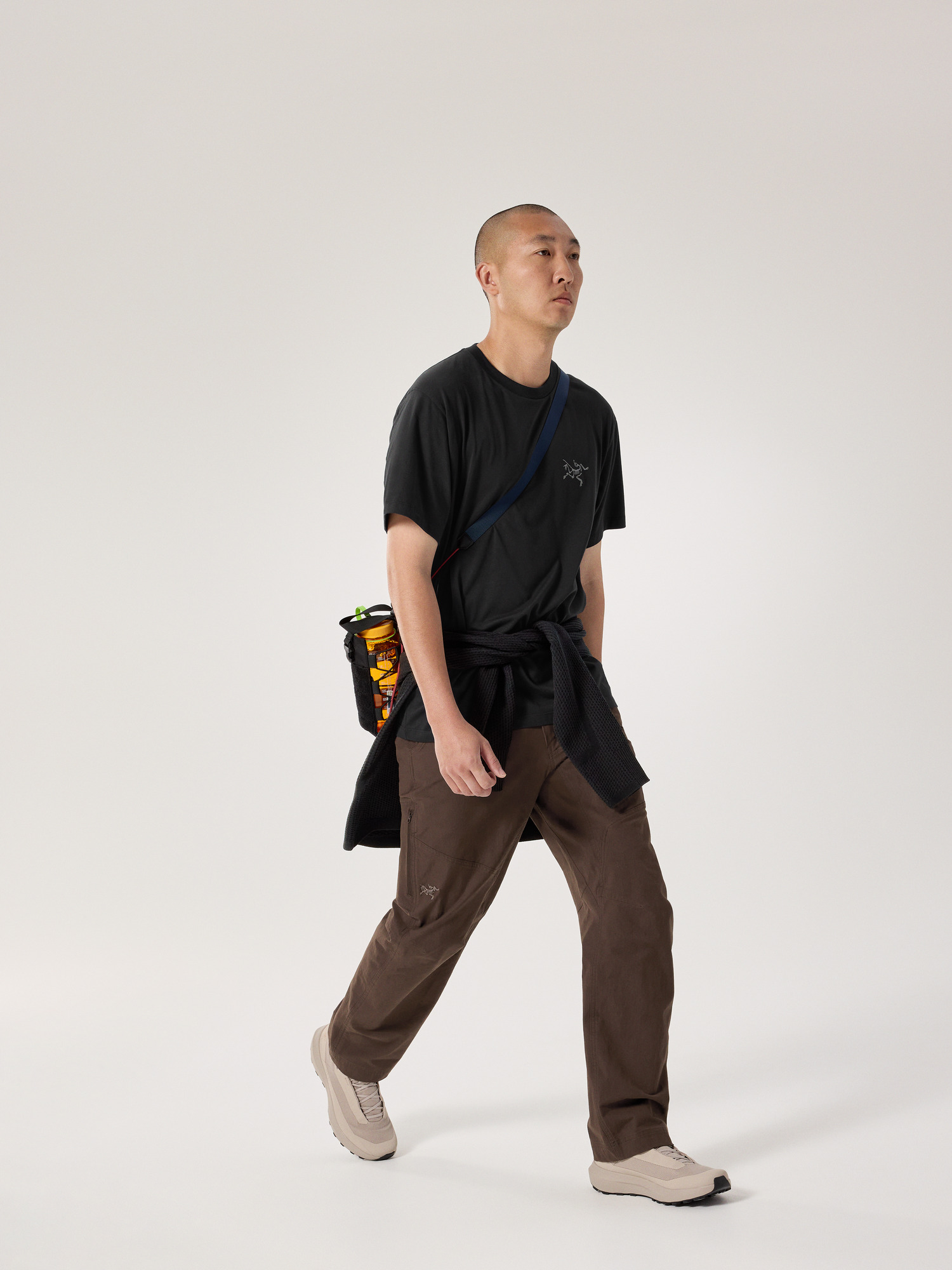 Kragg SL Cotton Shirt SS Black Full Body