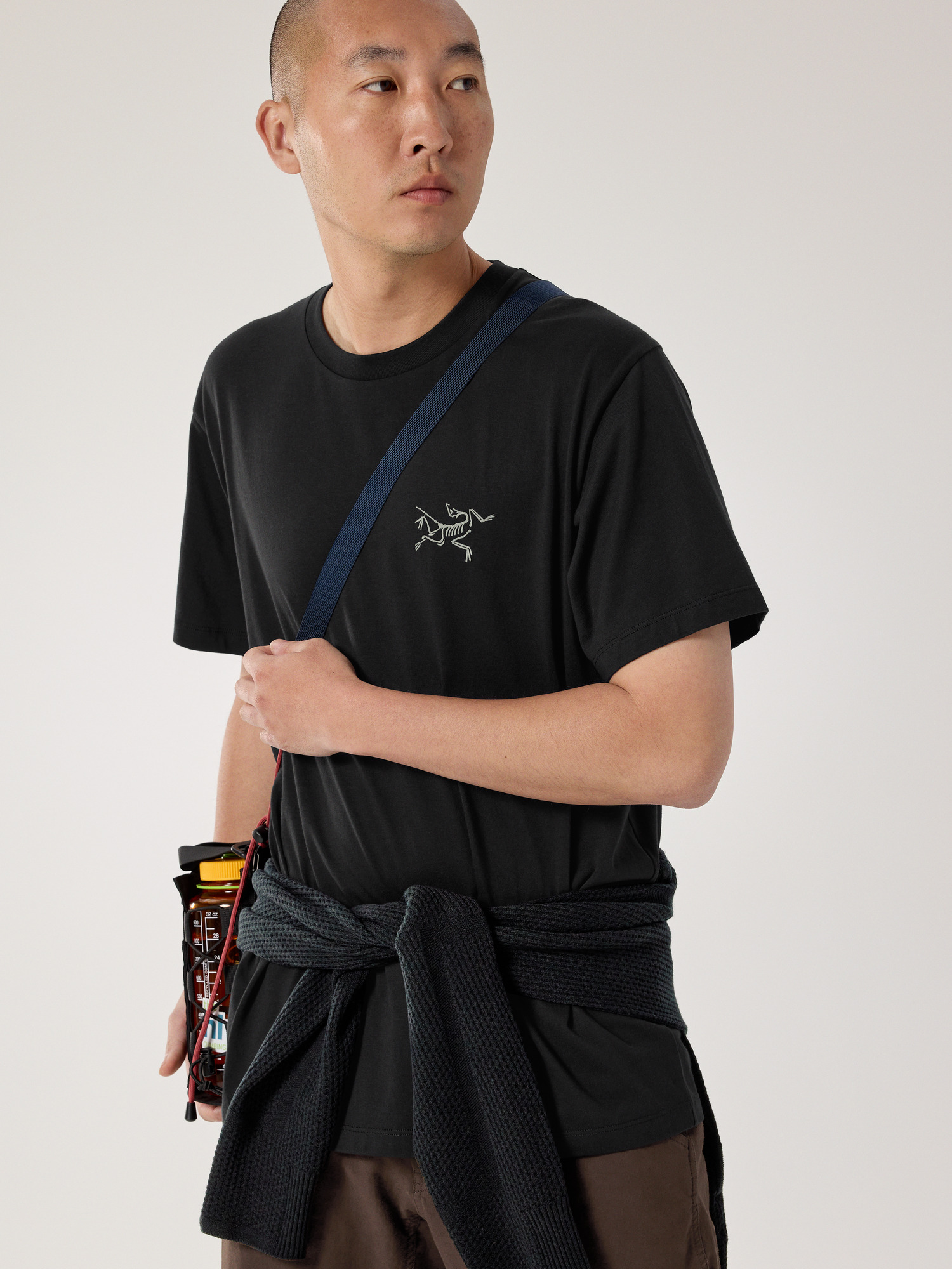 Kragg SL Cotton Shirt SS Black Hover