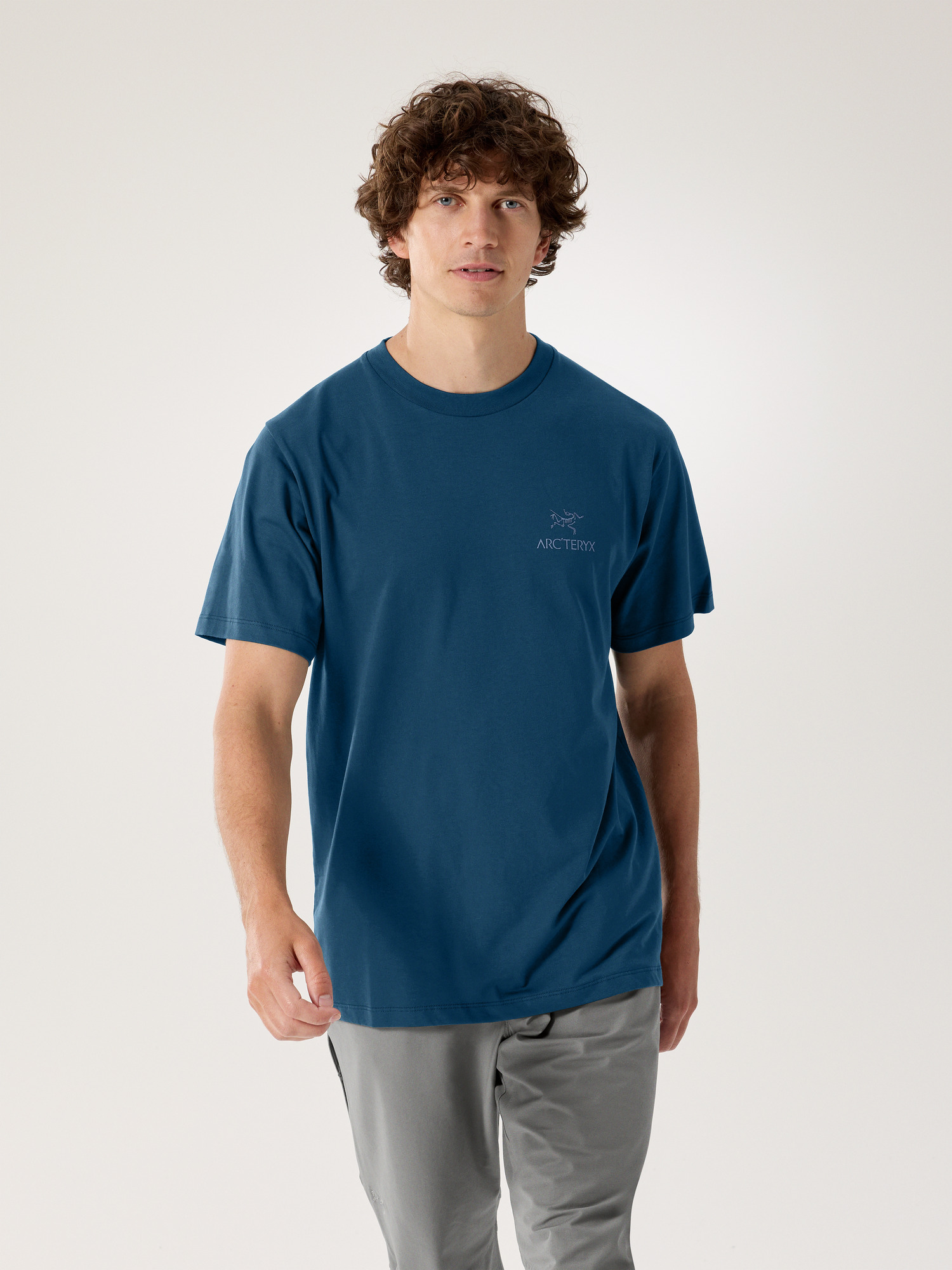 Kragg SL Cotton Bird Word Shirt SS Men's | Arc'teryx Czechia