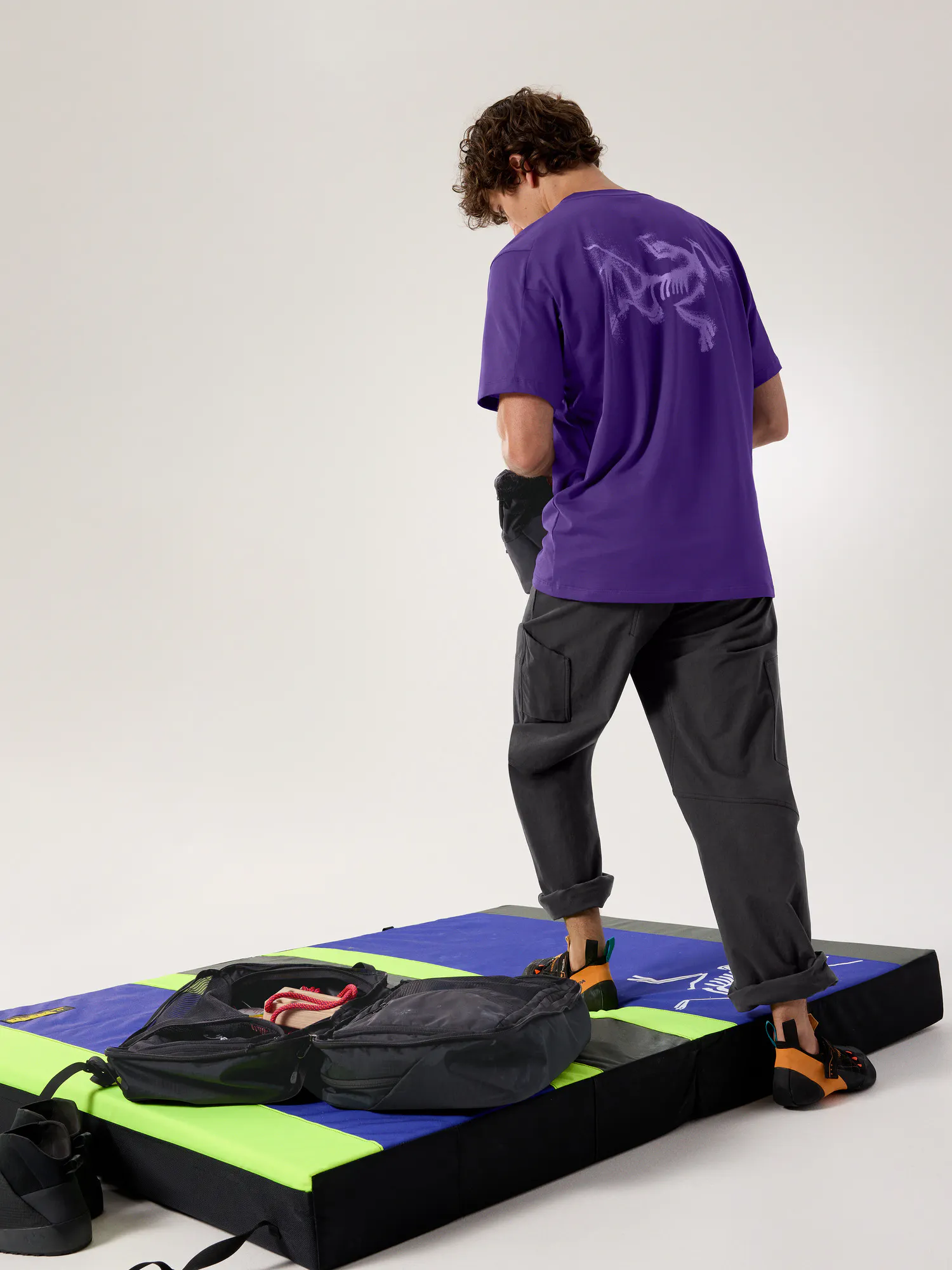 Kragg SL Cotton Blurred Bird Shirt SS Men's | Arc'teryx Outlet