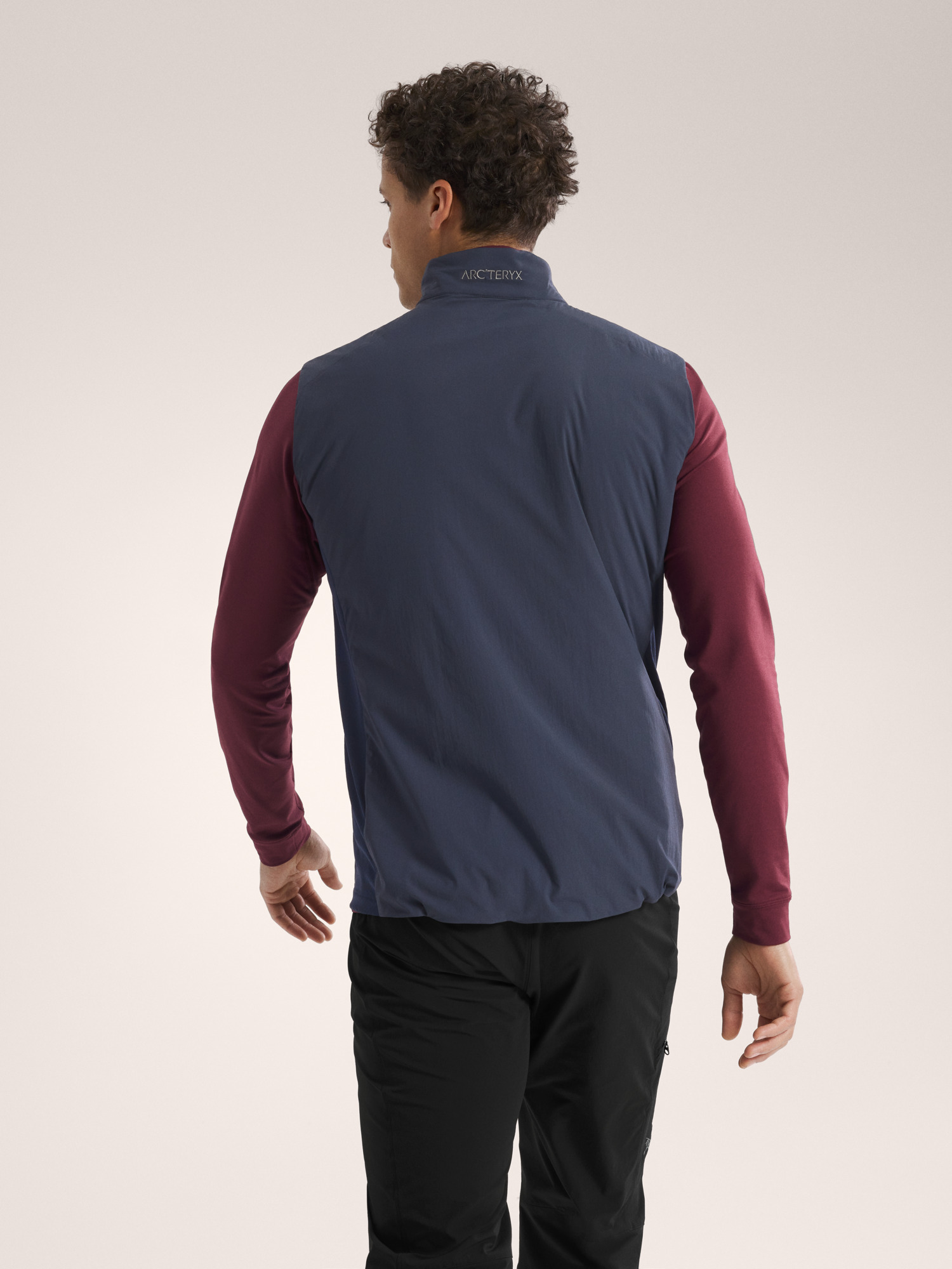 Atom Vest Black Sapphire Back View