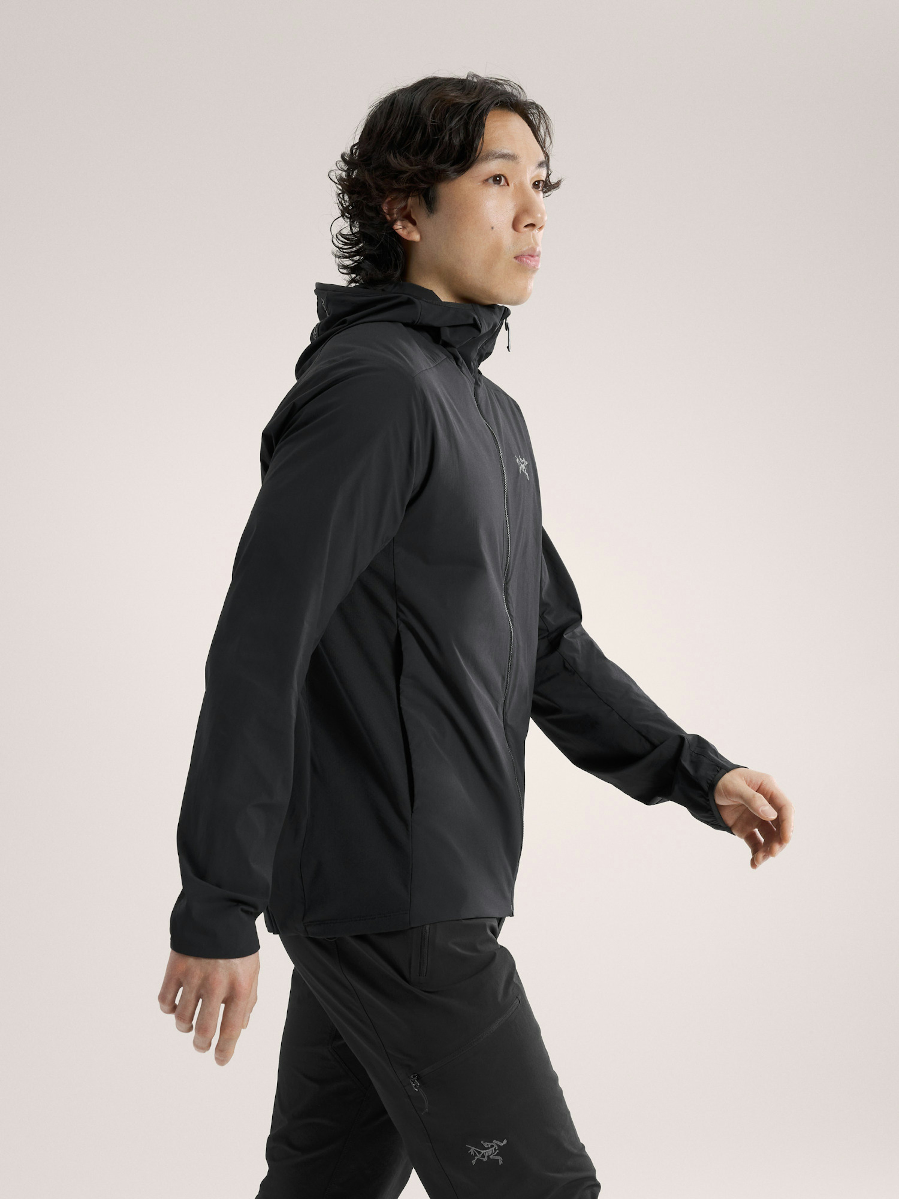 Atom SL Hoody Black Side View