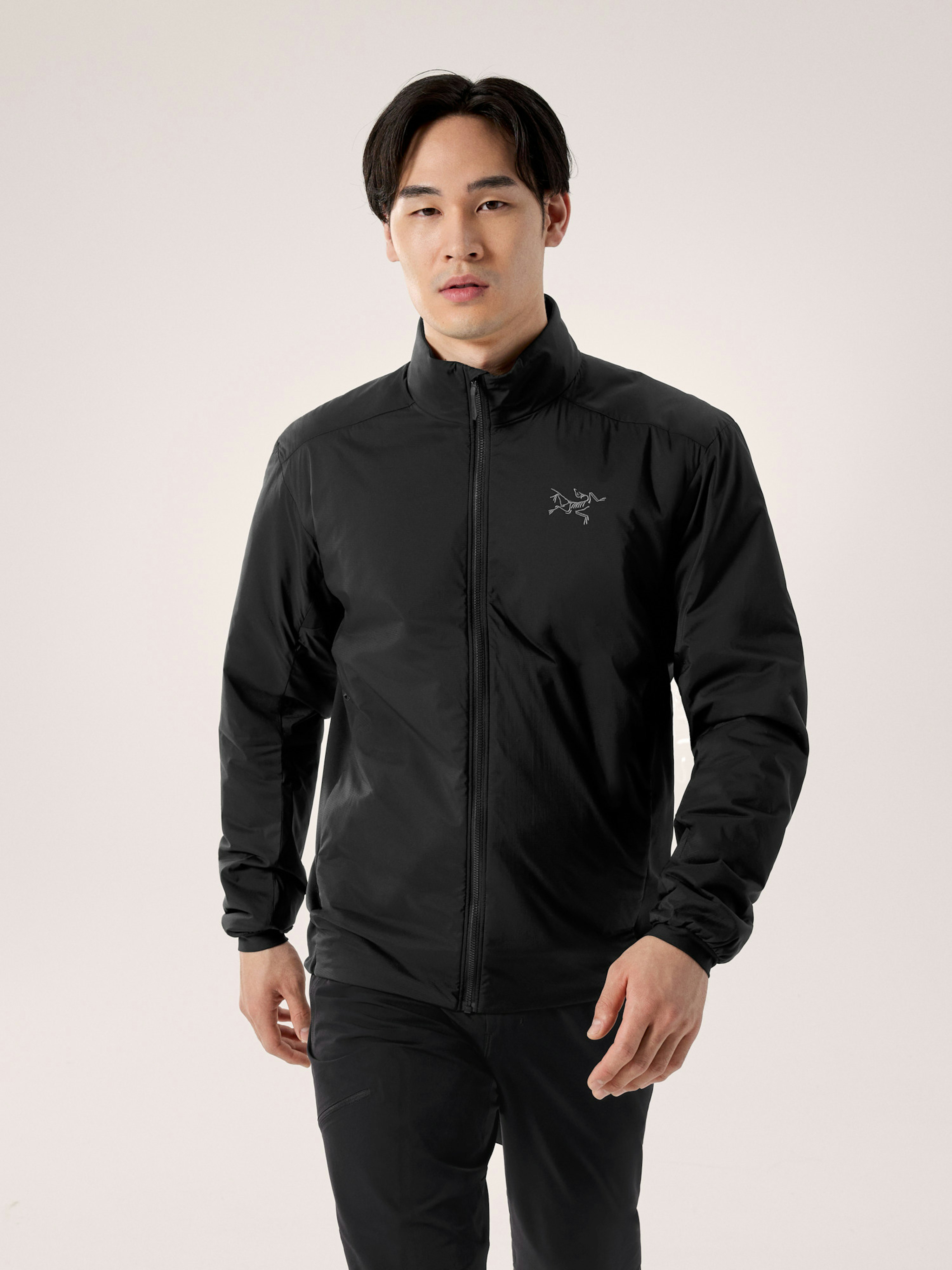 Atom Jacket Black Front View