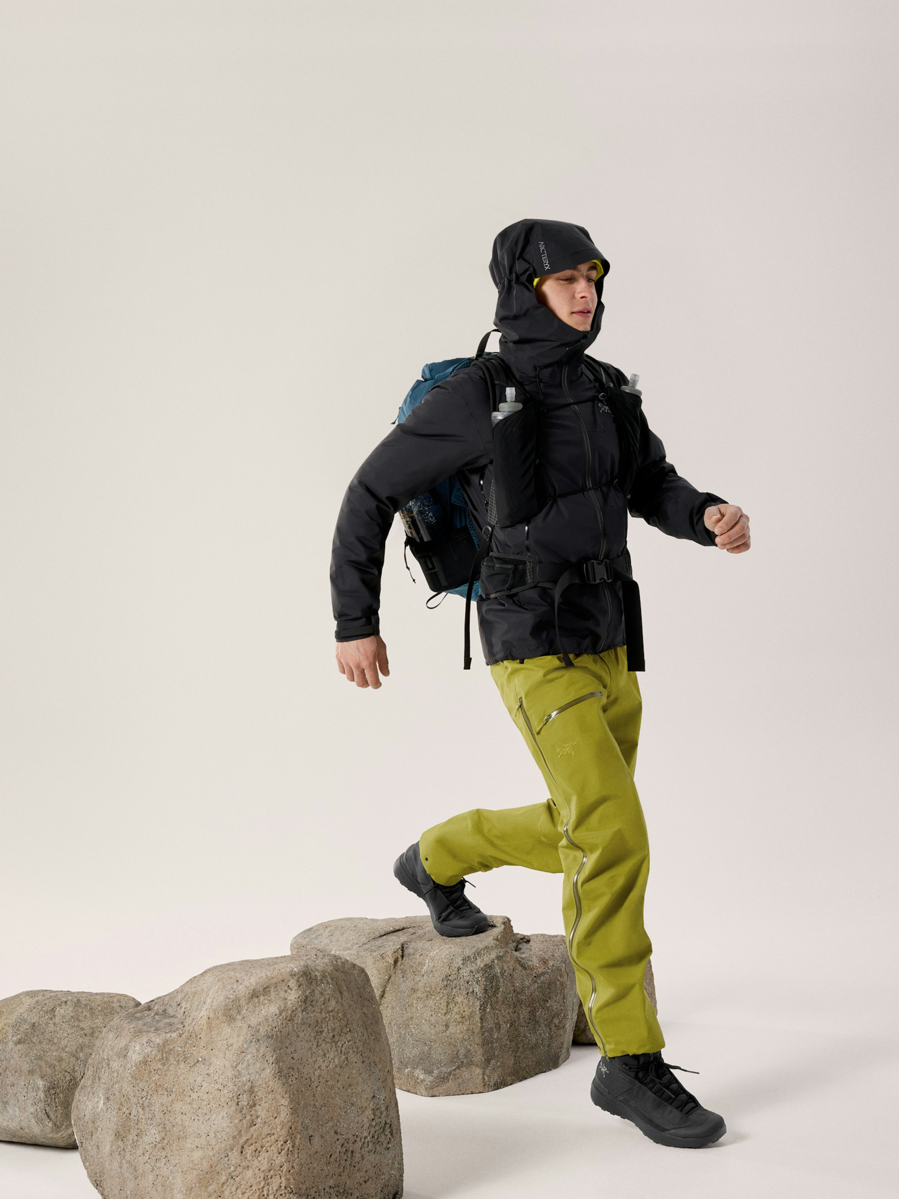 Beta Pant Olive Moss Full Body