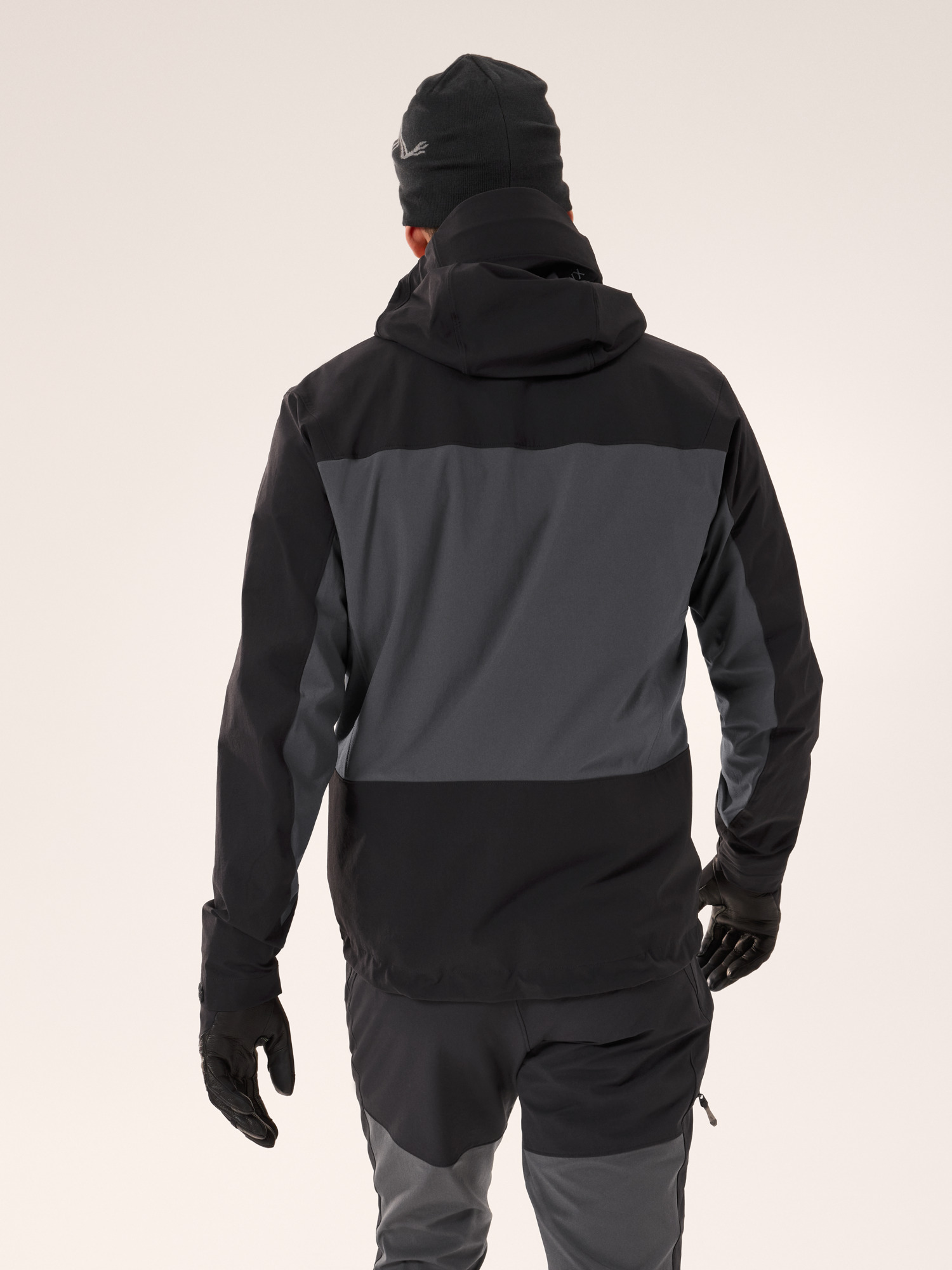 Serratus Hoody Black Back View