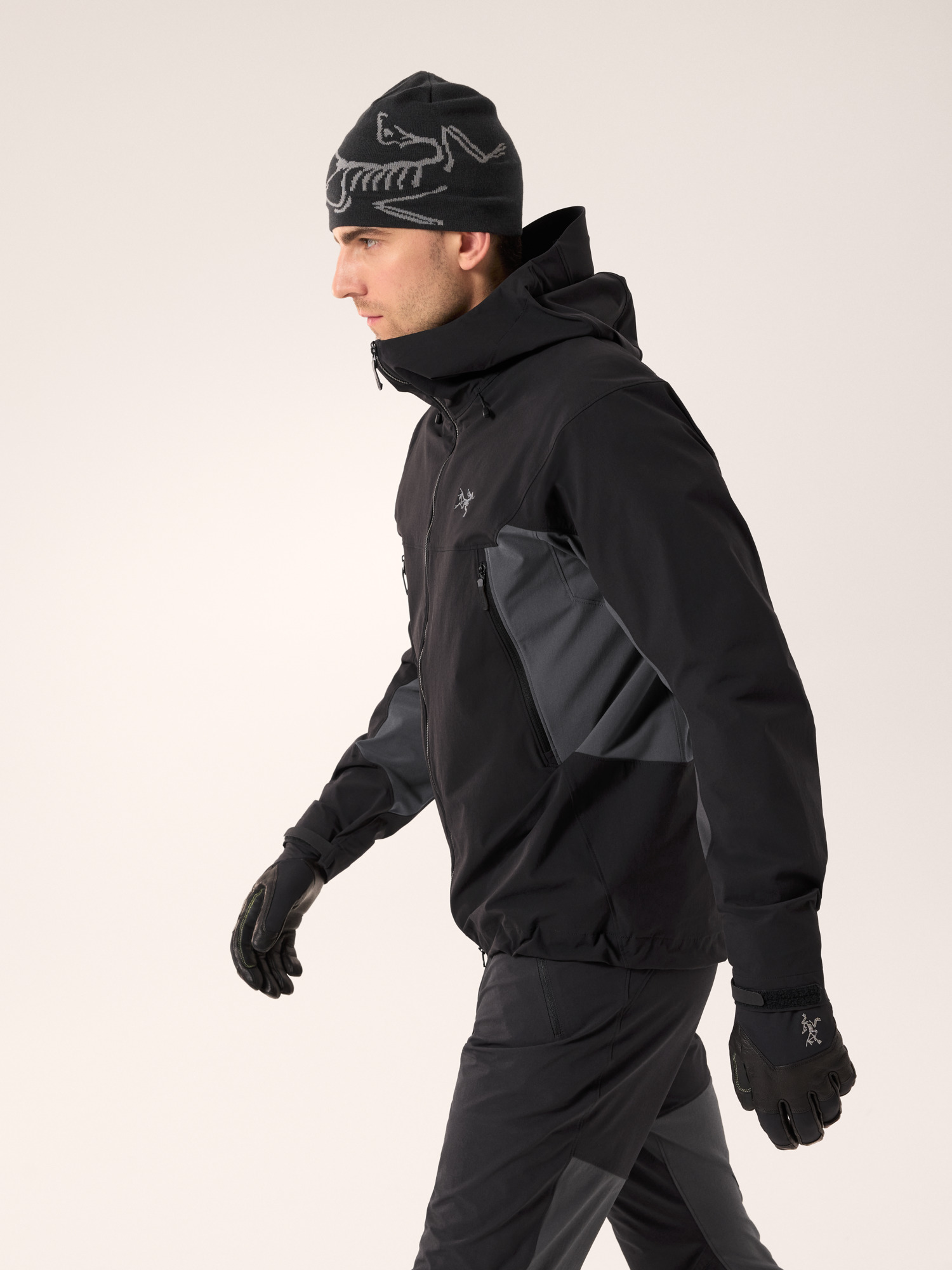 Serratus Hoody Black Side View