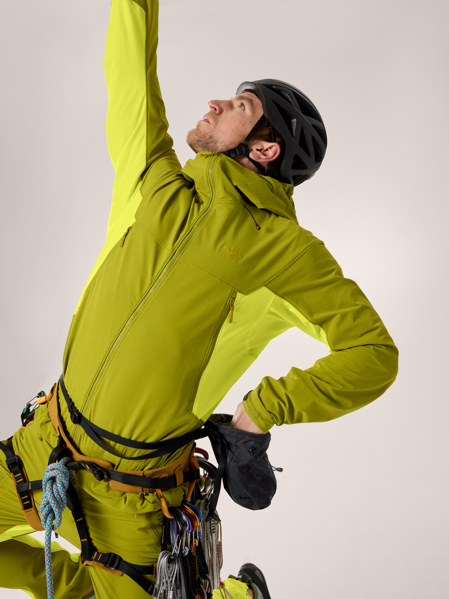 Serratus Hoody Olive Moss / Euphoria Hover