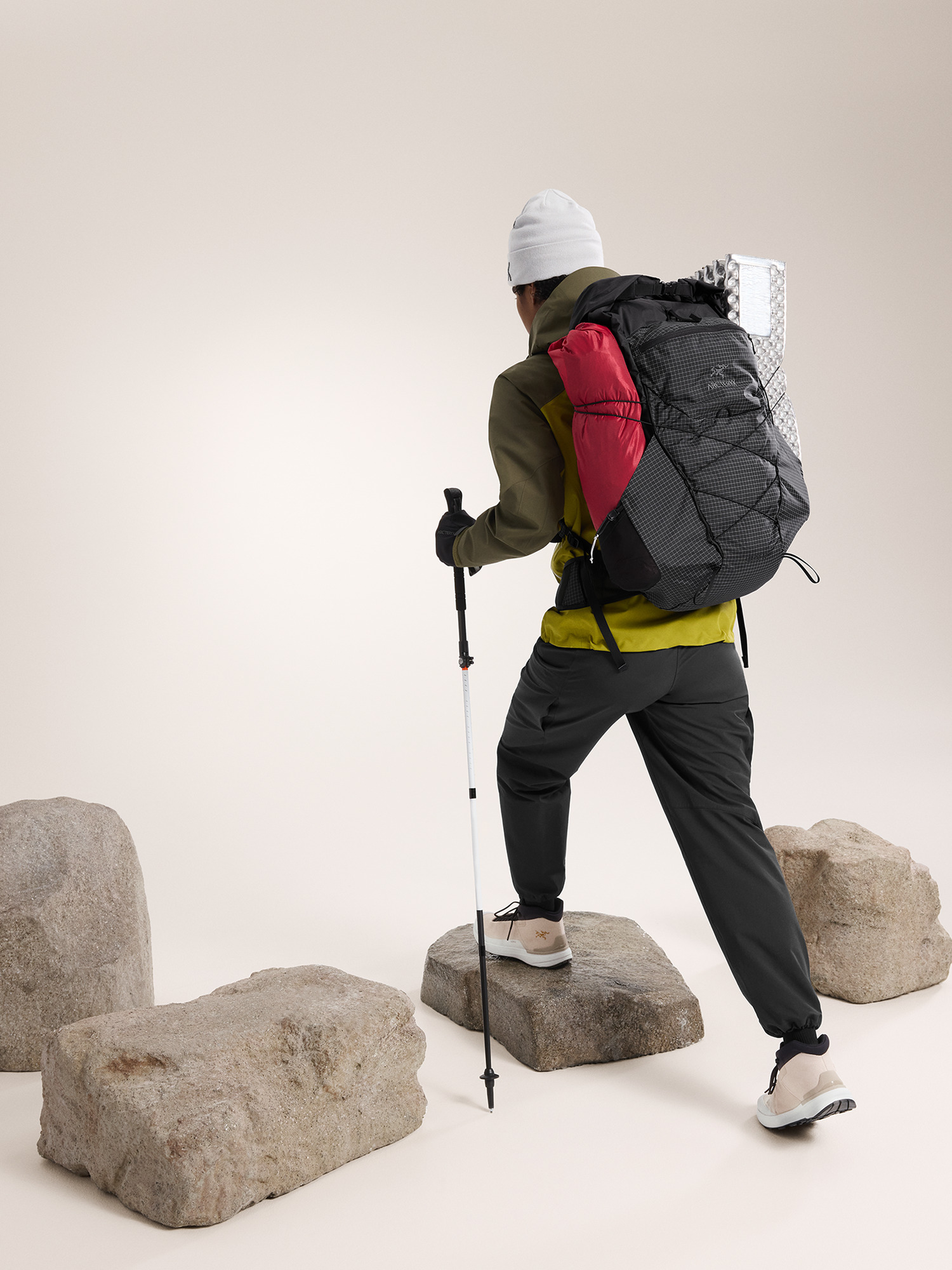 Aerios 35 Backpack Black Full Body