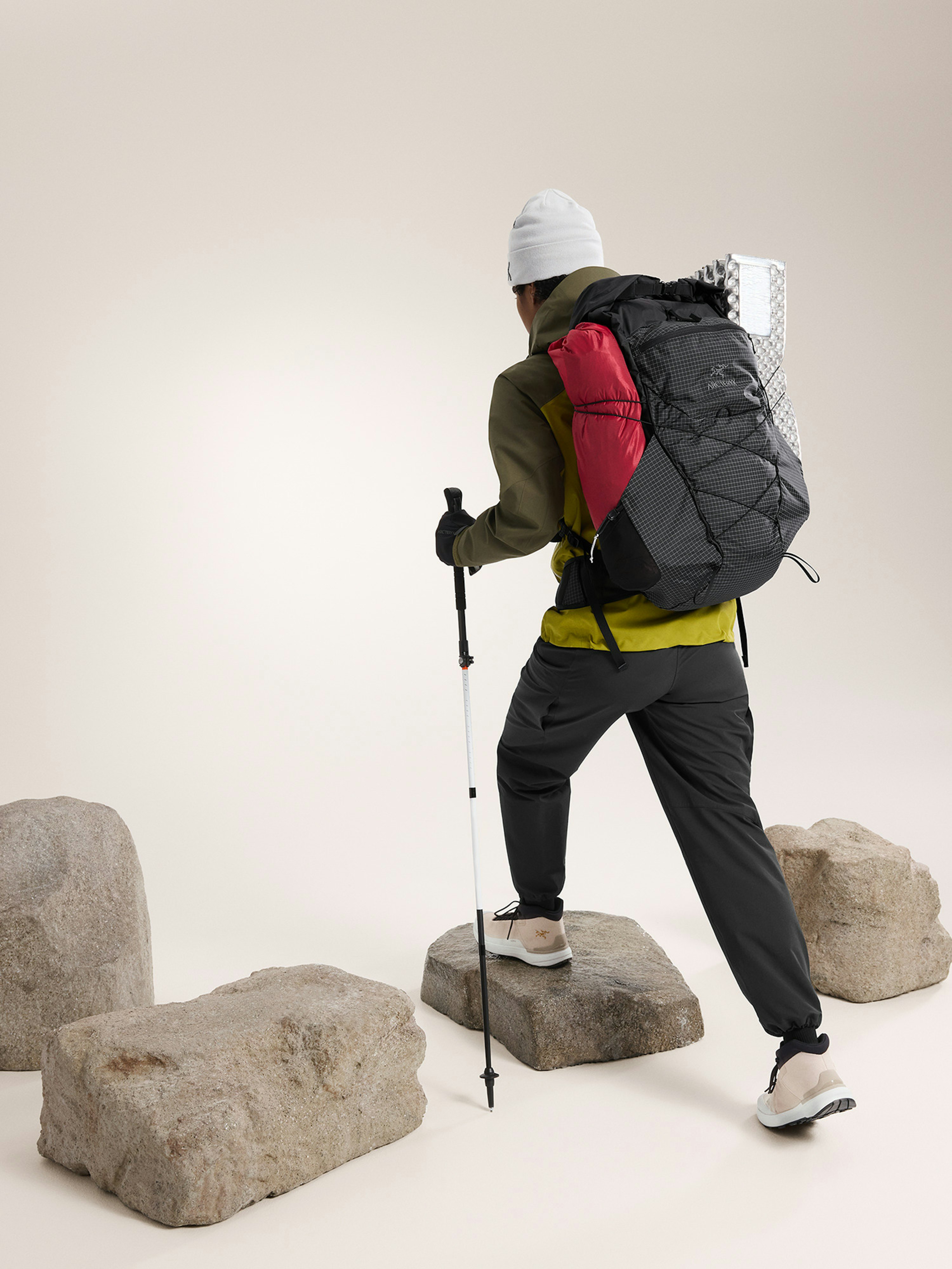 Aerios 35 Backpack Black Full Body