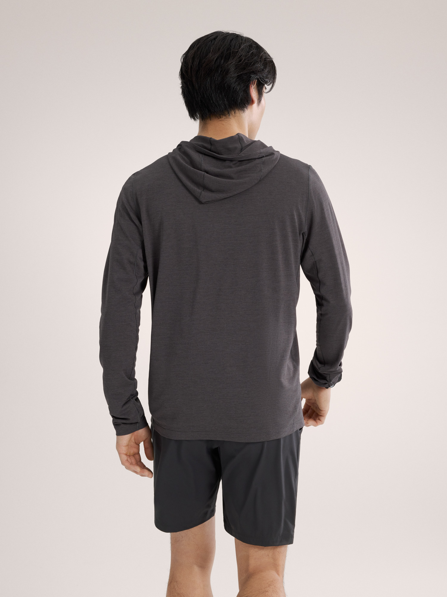 Cormac Hoody Black Heather Back View