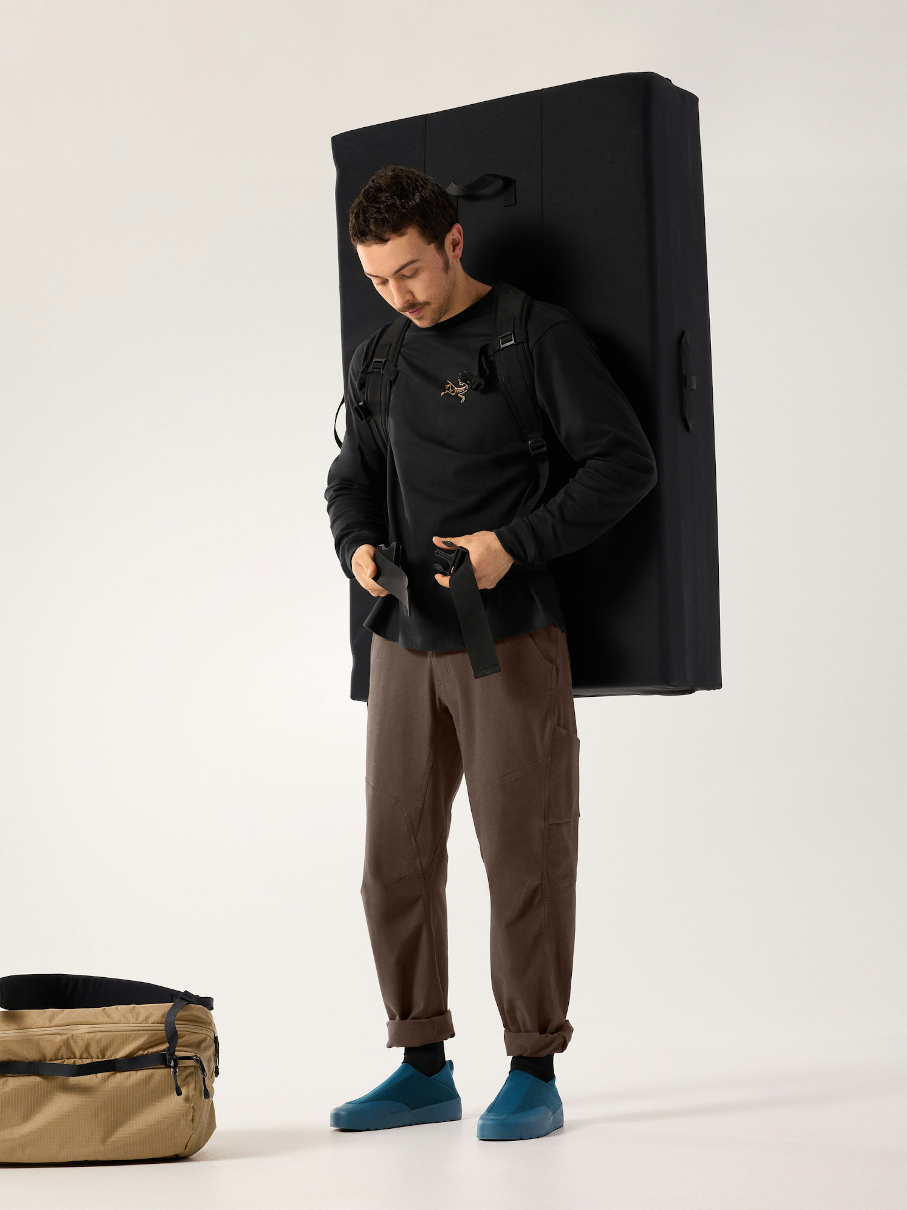 Kragg Cotton Shirt LS 24K Black Full Body