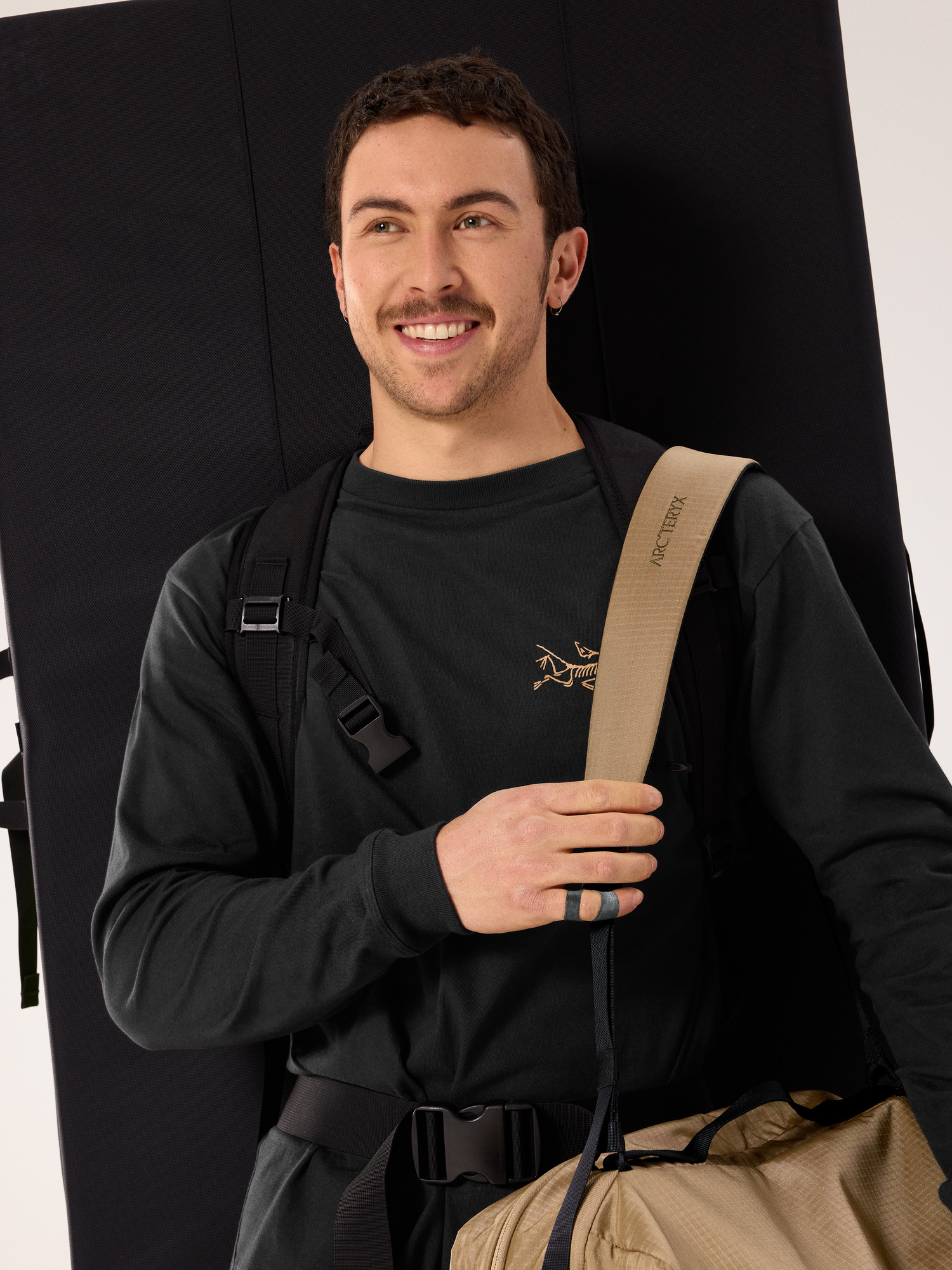 Kragg Cotton Shirt LS 24K Black Hover