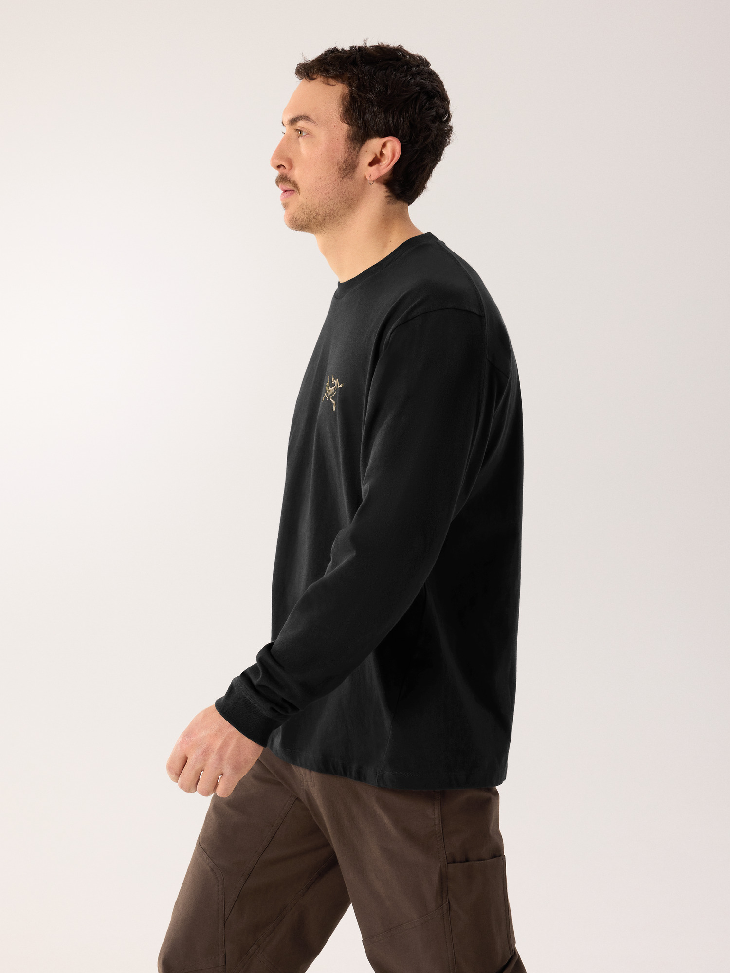 Kragg Cotton Shirt LS 24K Black Side View