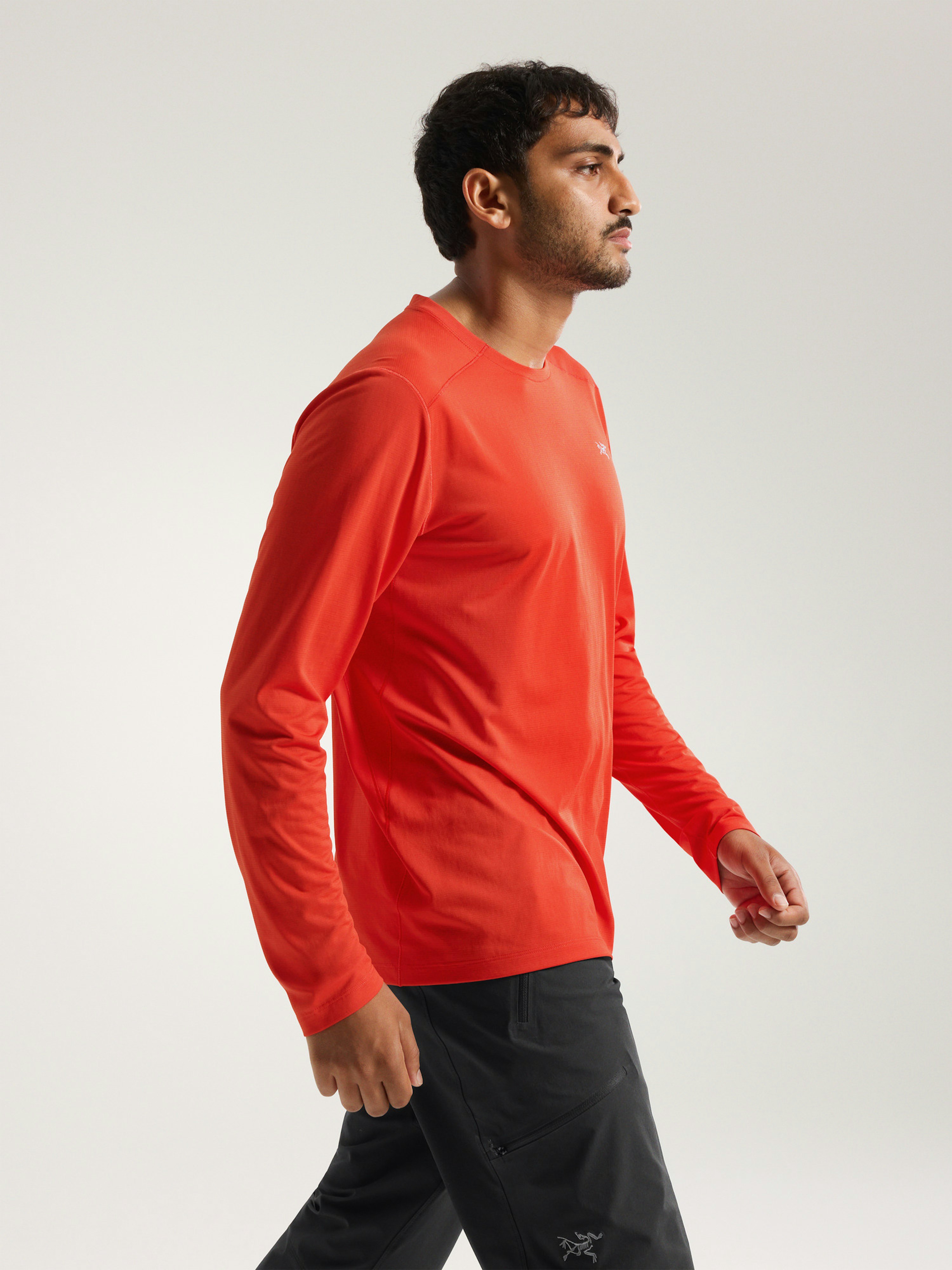 Cormac Crew Neck Shirt LS Dynasty Heather Side View