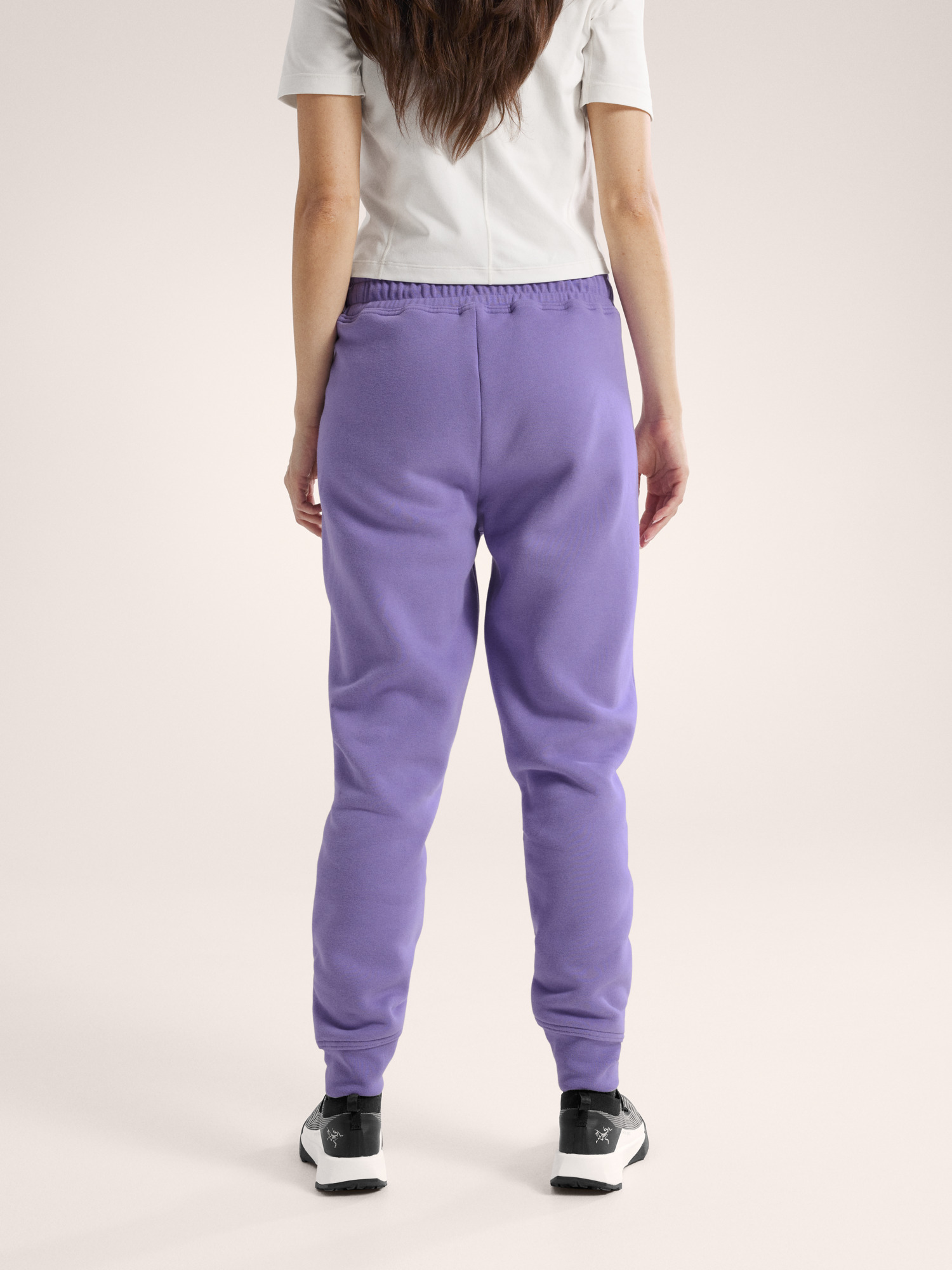 Emblem Fleece Jogger Women's Aster Back View