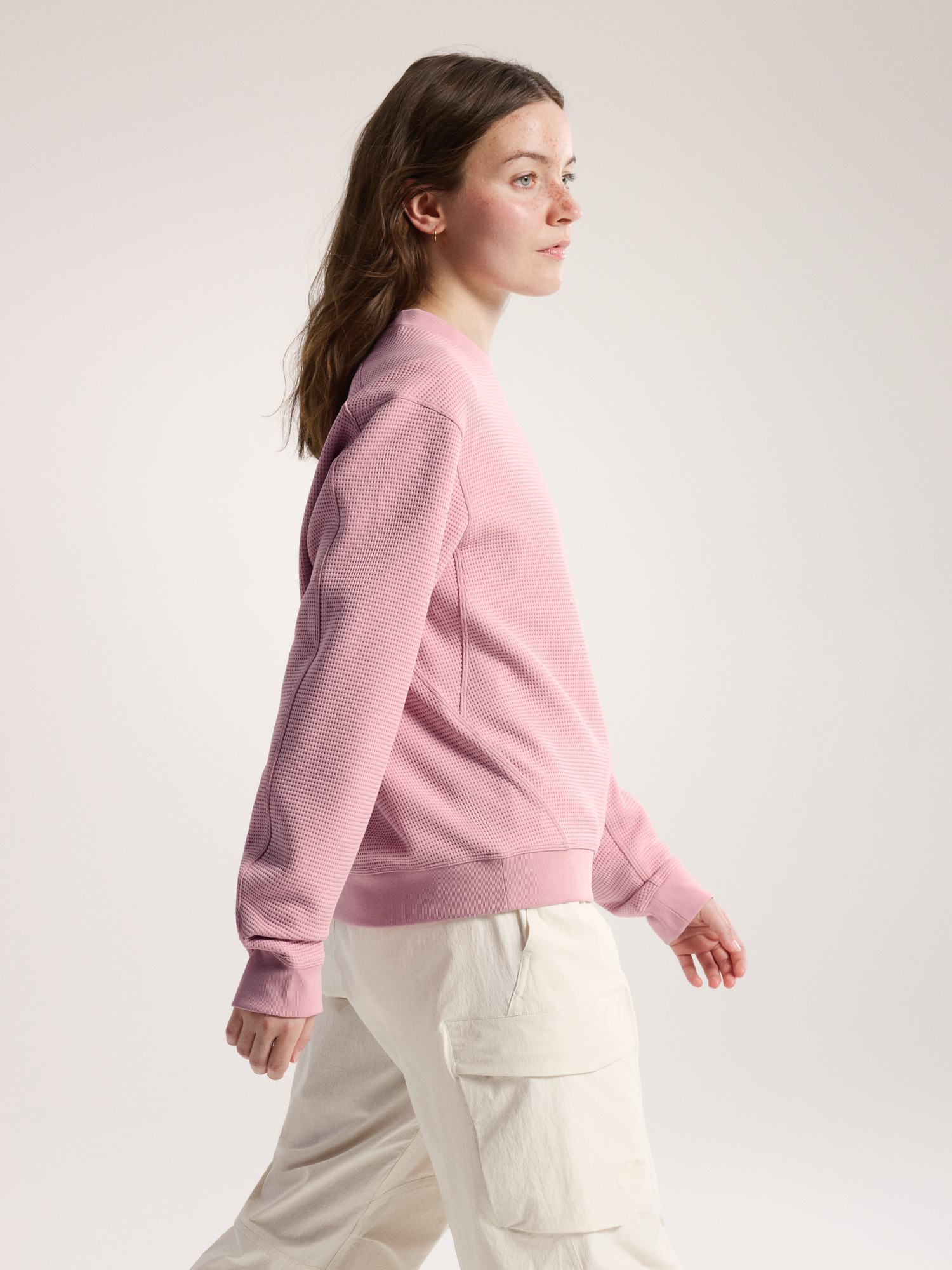 Olera Crew Neck Pullover Women's Bliss Side View