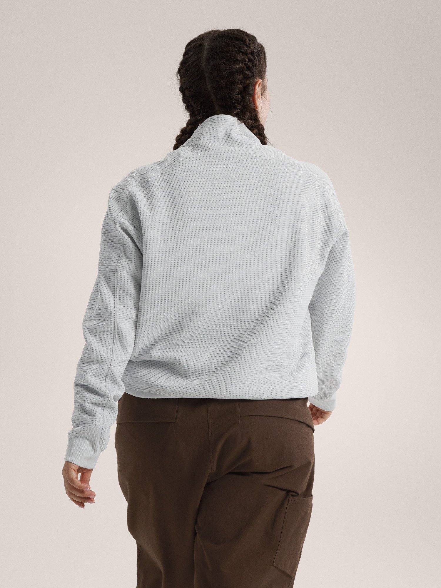 Olera Zip Neck Women's Solitude Back View