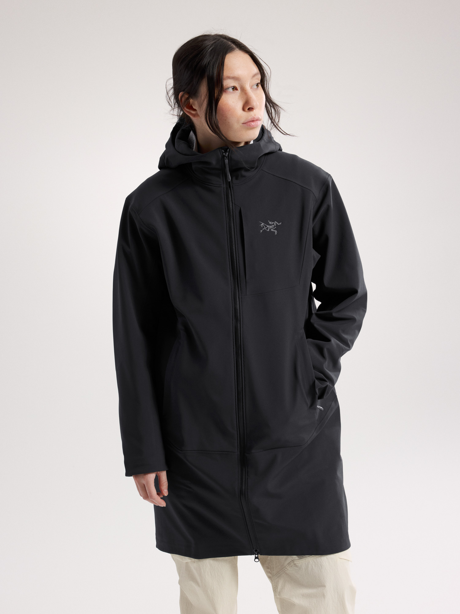 Gamma MX Coat Women's Black Front View