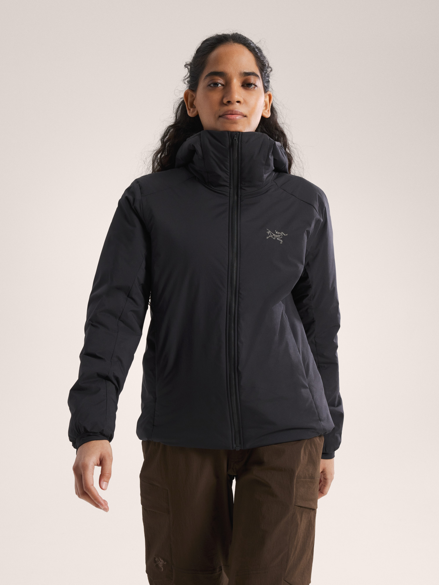 Atom SV Hoody Women's Black Front View