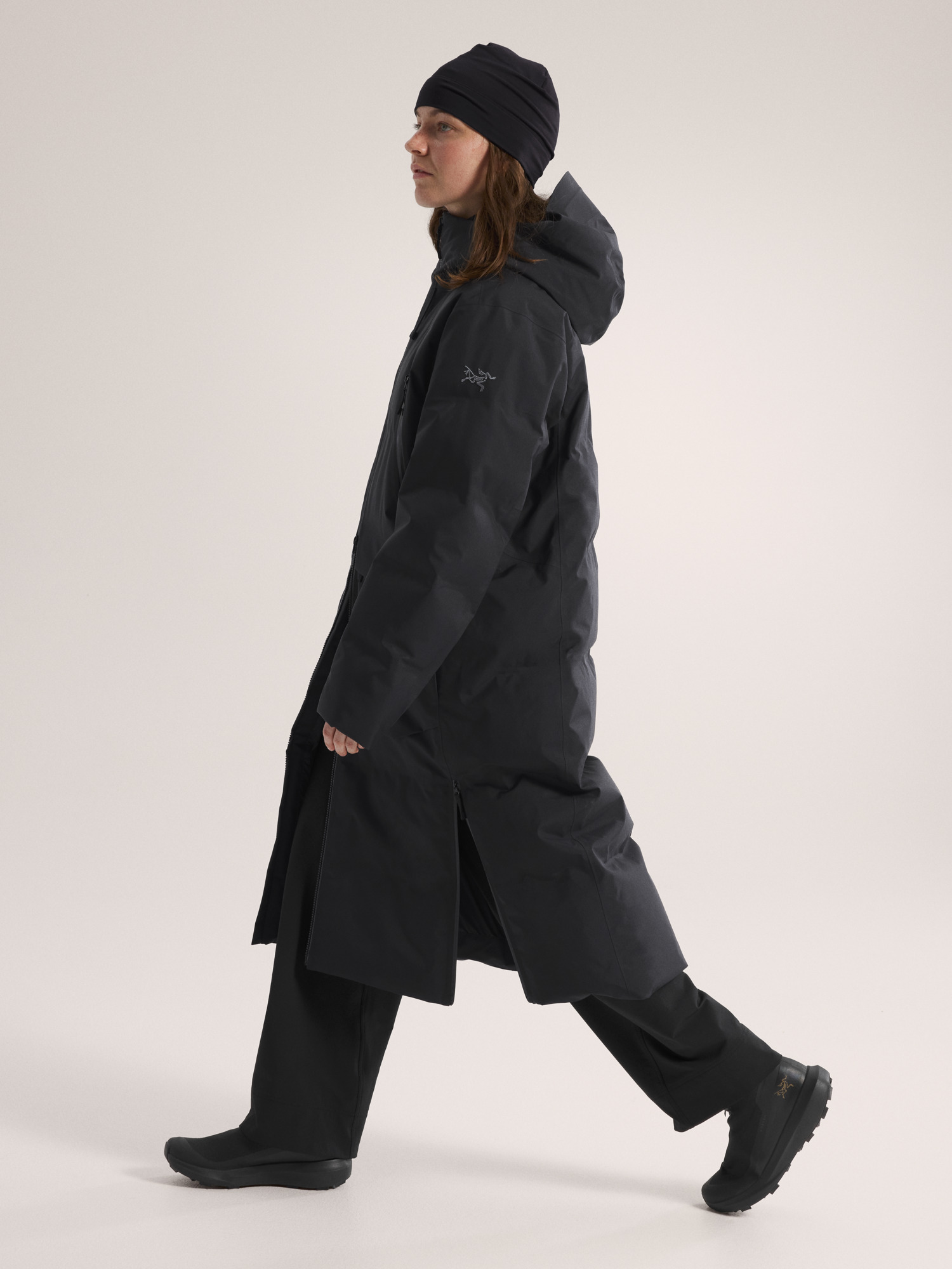 Liatris Down Parka Women's Black Side View