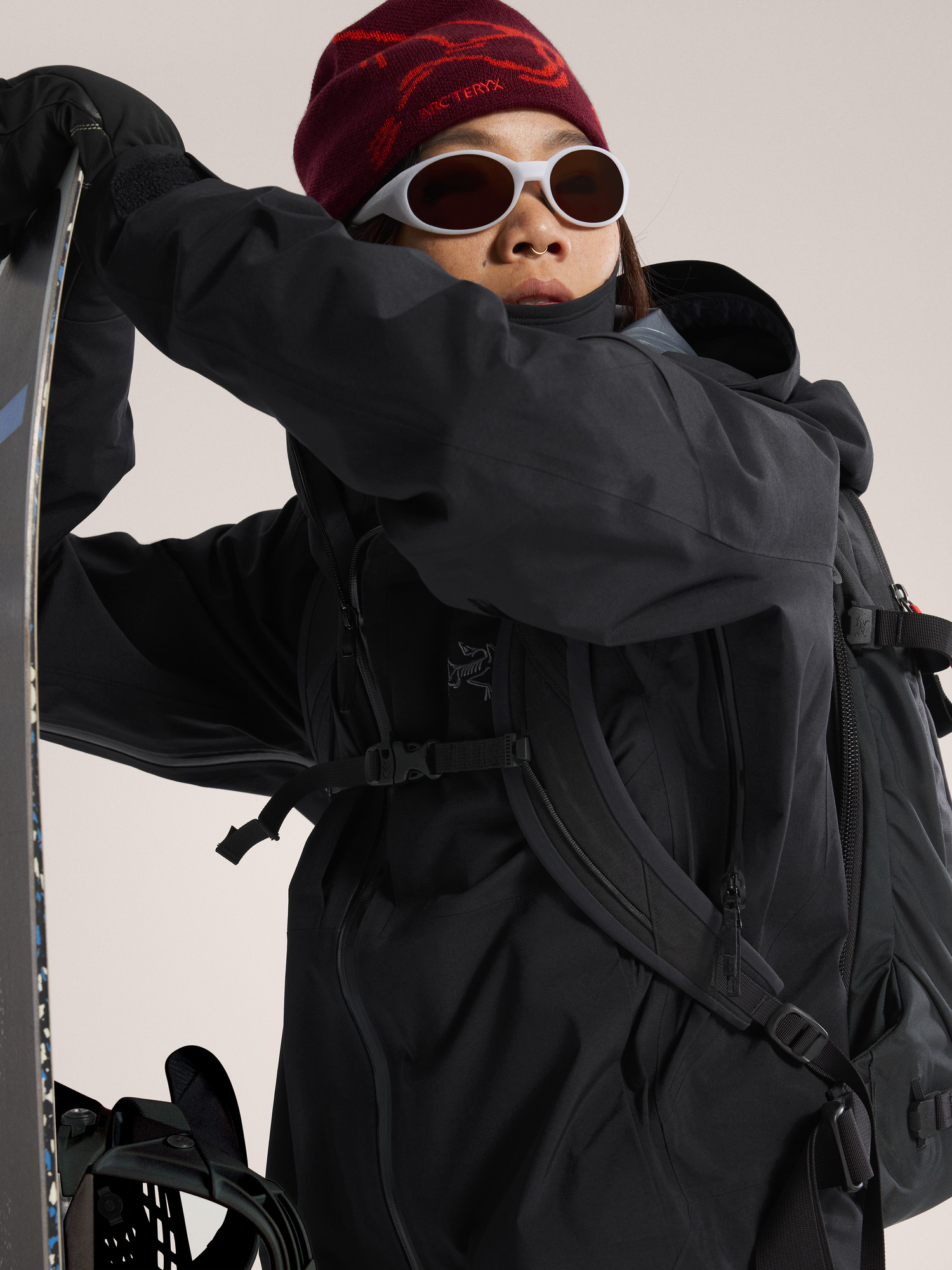 Incendia One Piece Women's Black Pit Zip