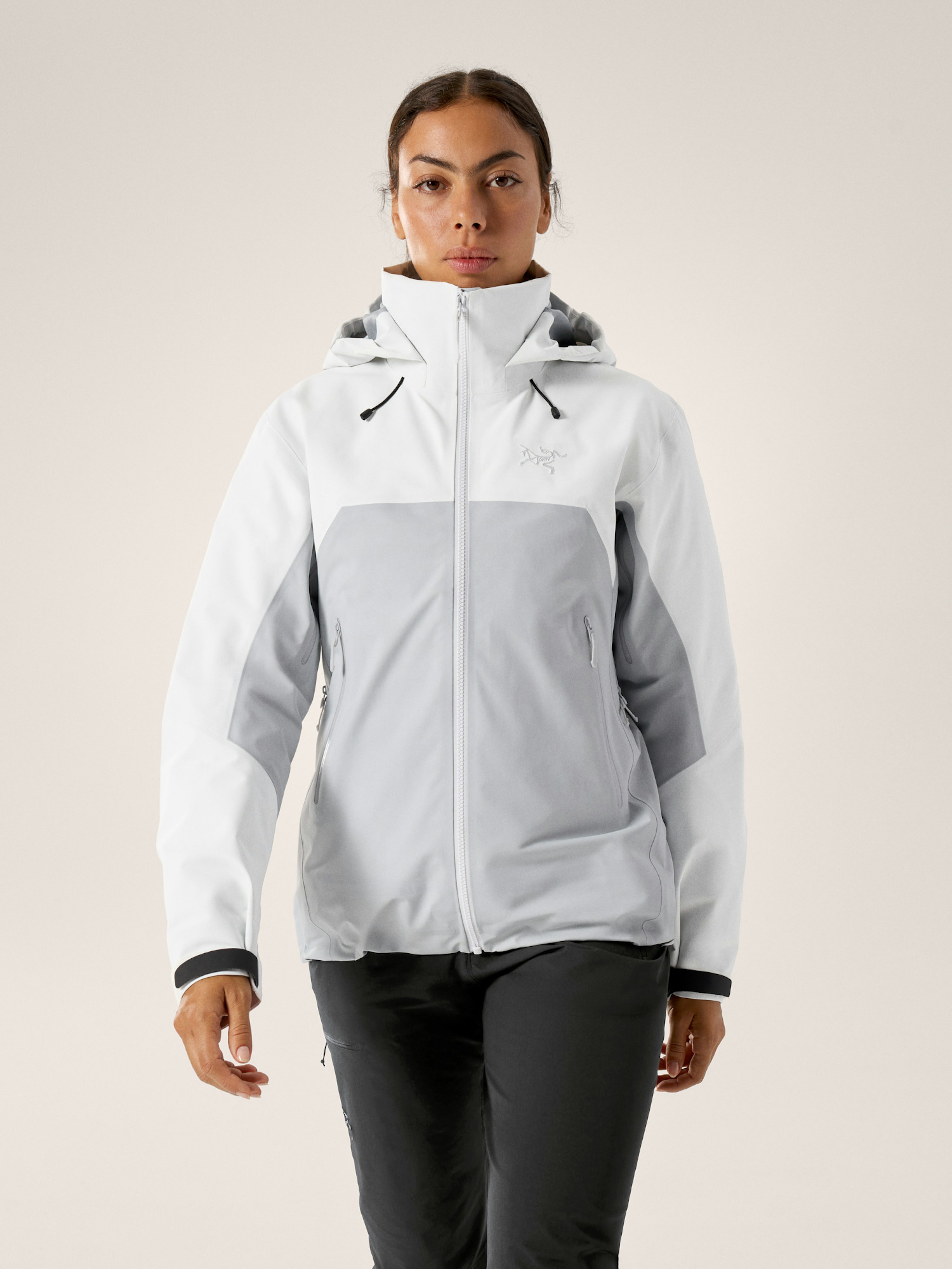 Beta AR Jacket Women's Arctic Silk / Solitude Front View
