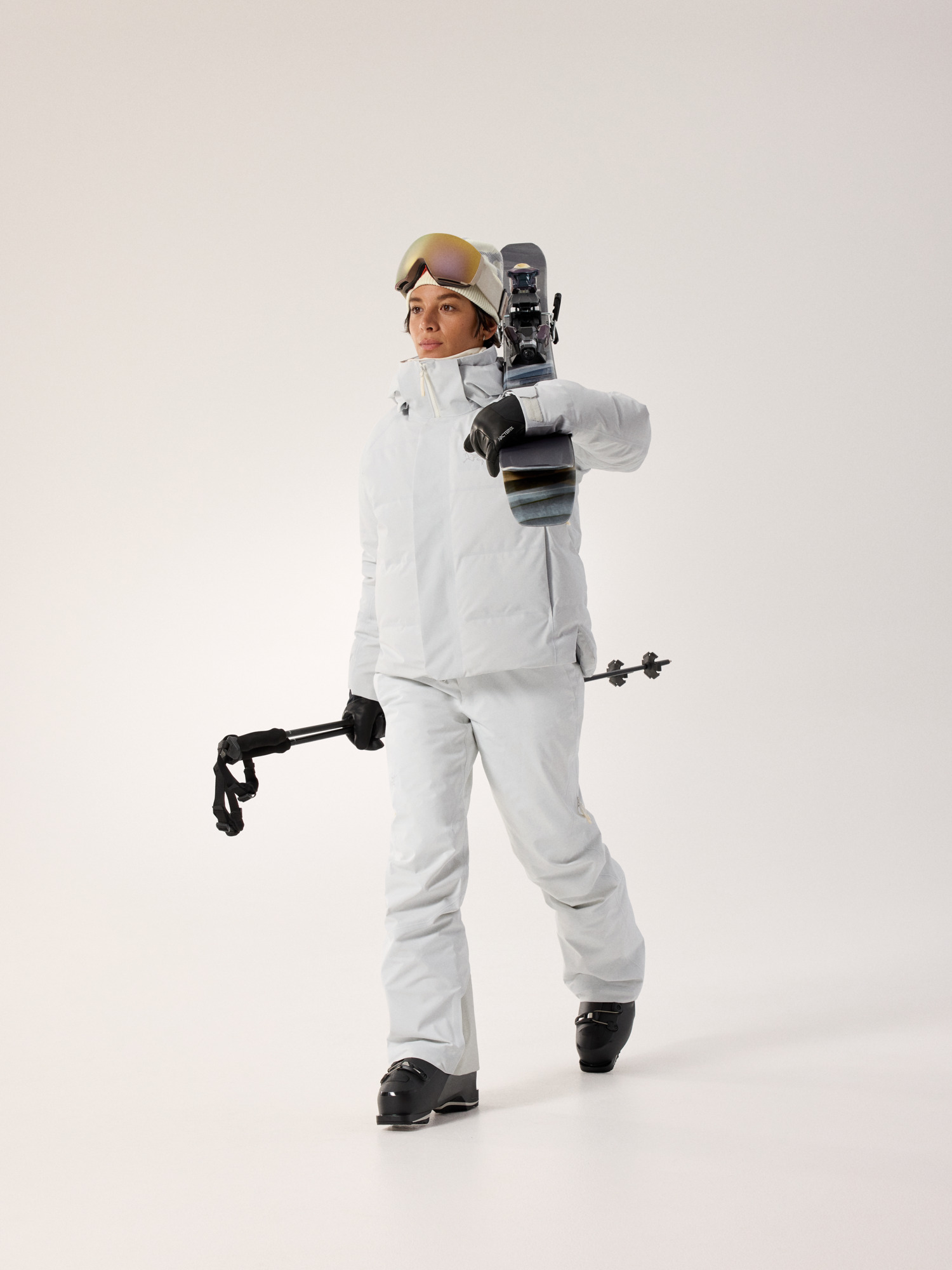 Andessa Insulated Pant Women's Arctic Silk Full Body