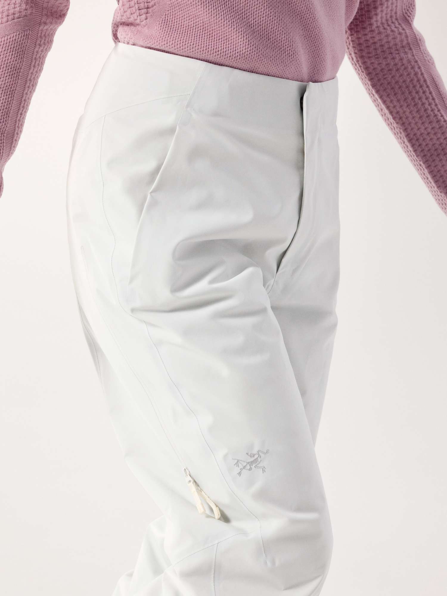 Andessa Insulated Pant Women's Arctic Silk Waist Detail