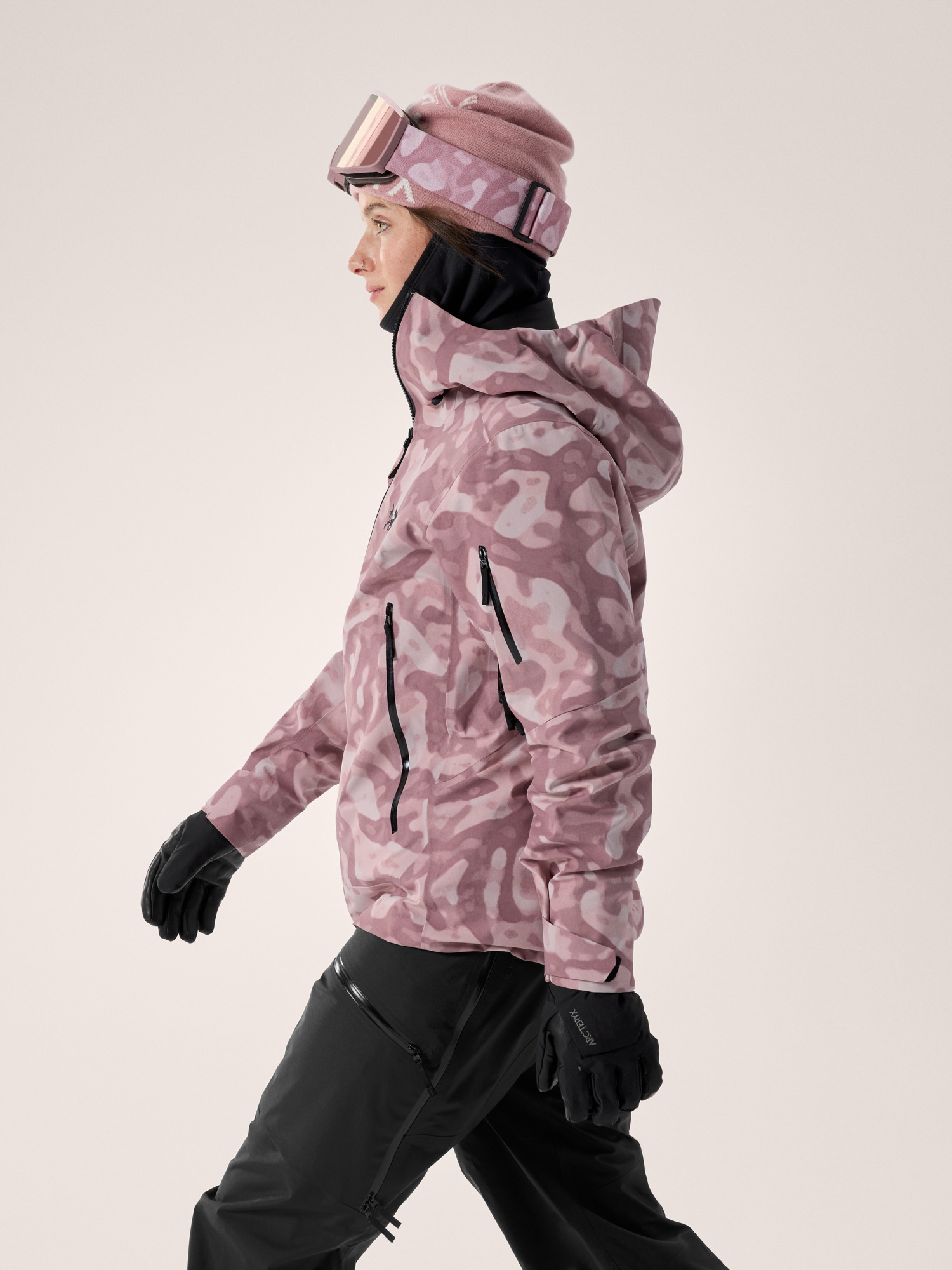 Sentinel Jacket Print Women's Bliss Grottoflage Side View