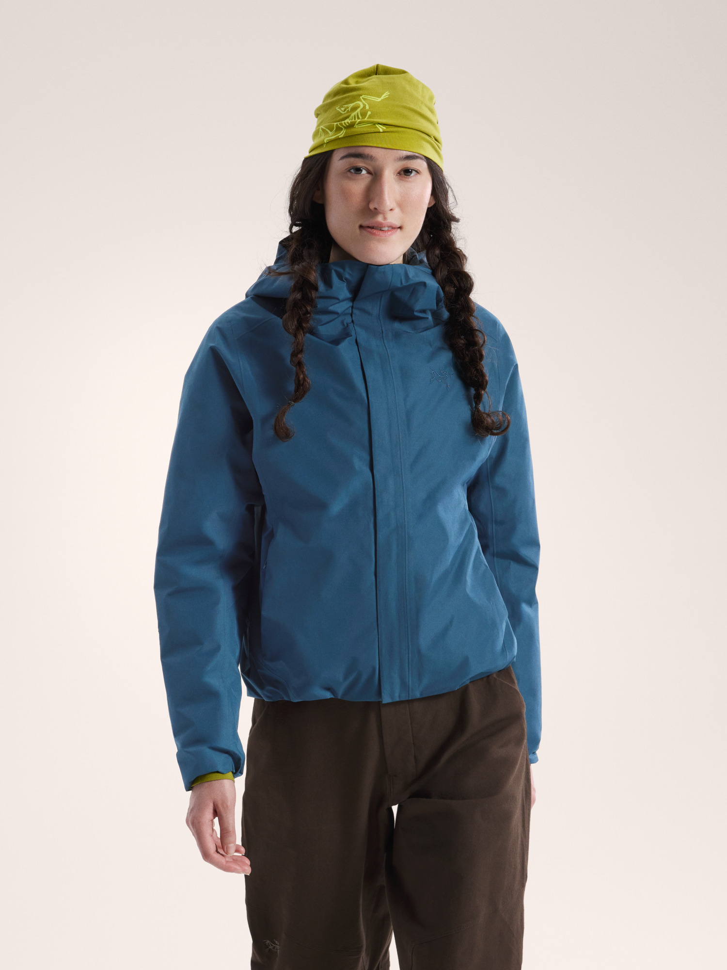 Solano Down Hoody Women's Nightscape Front View