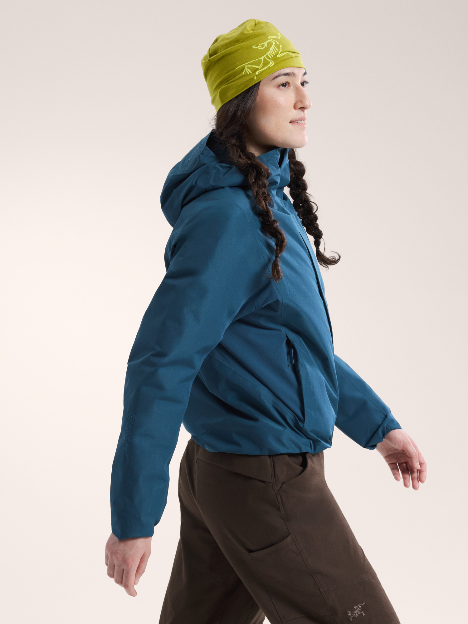 Solano Down Hoody Women's Nightscape Side View