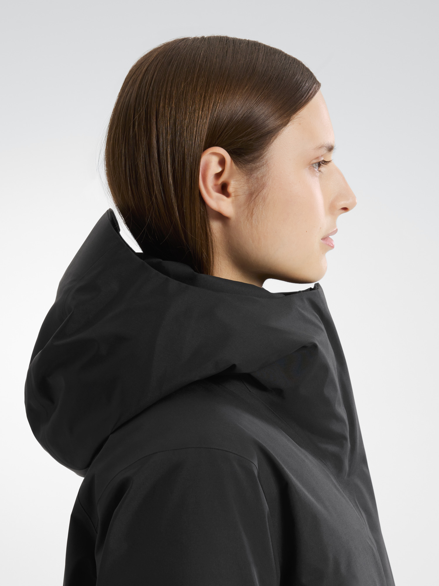 Ifora Down Parka Women's Black Detail 1