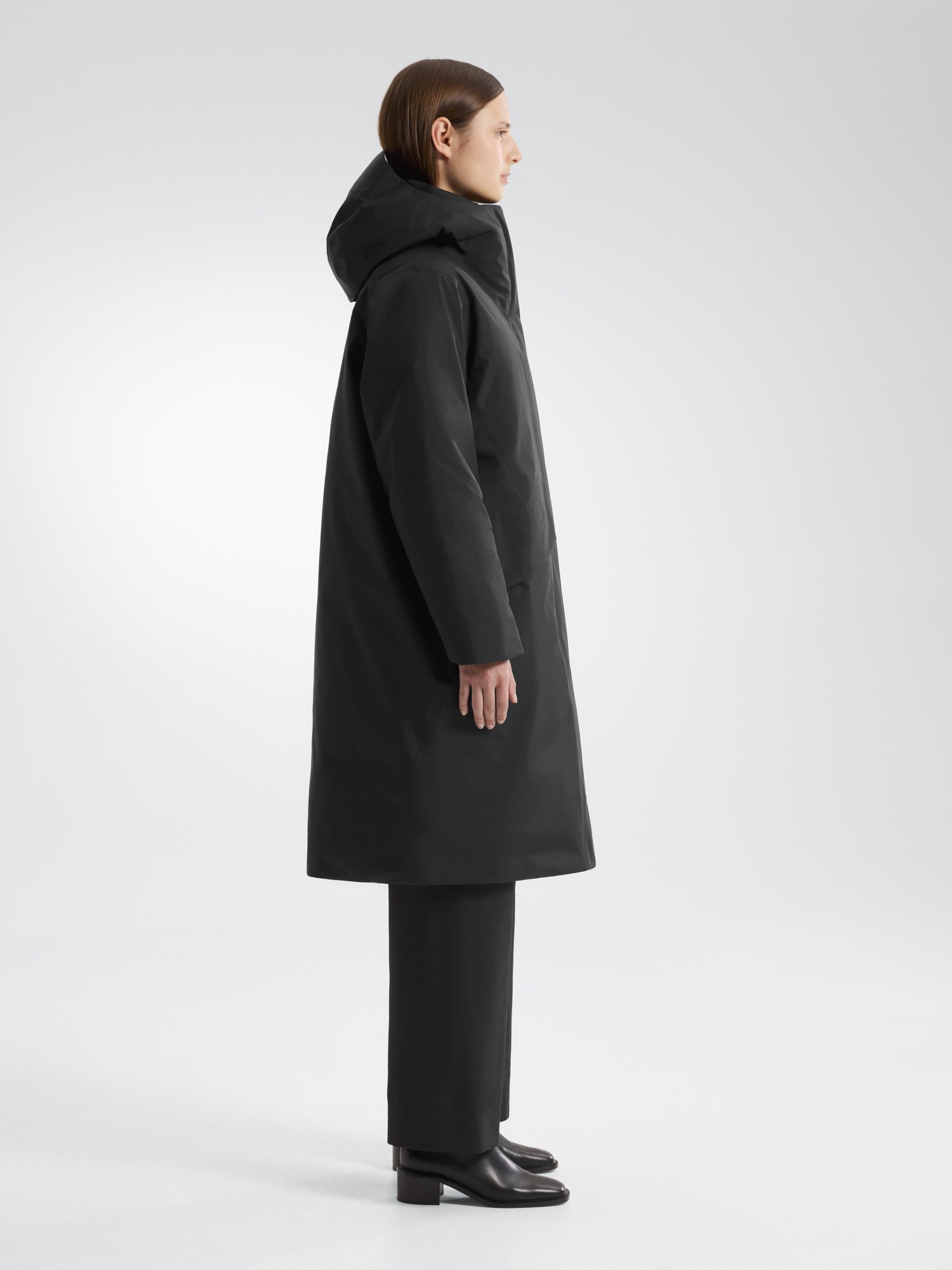 Ifora Down Parka Women's Black Side View