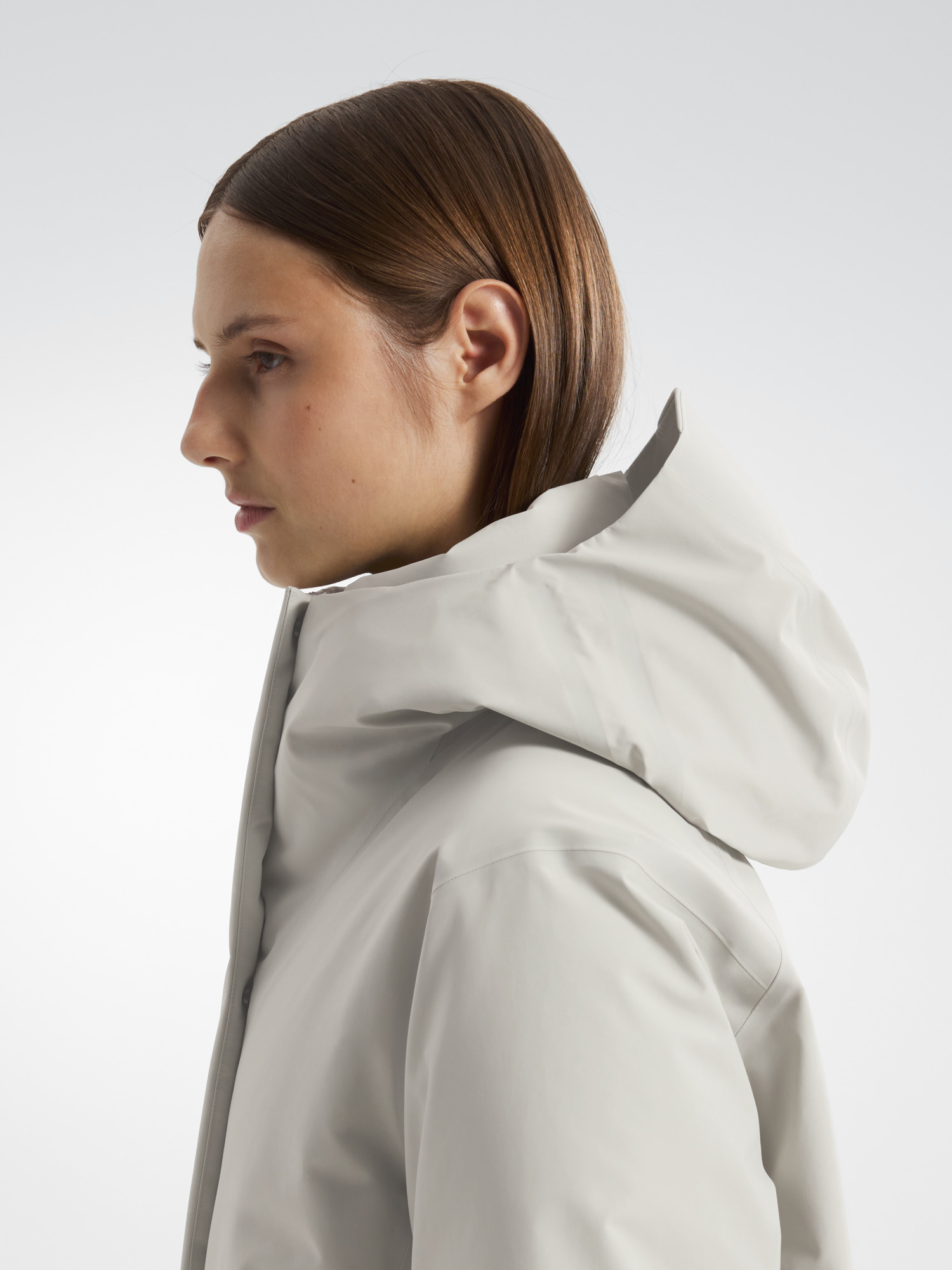 Ifora Down Parka Women's Dark Cocoon Detail 1