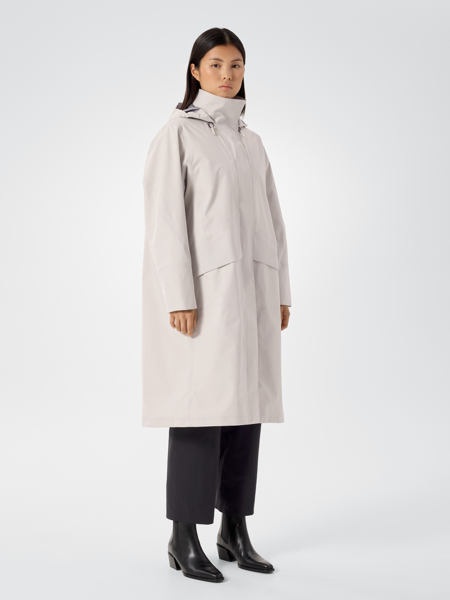 Ifora Coat Women's Dark Cocoon 3 4 Front View