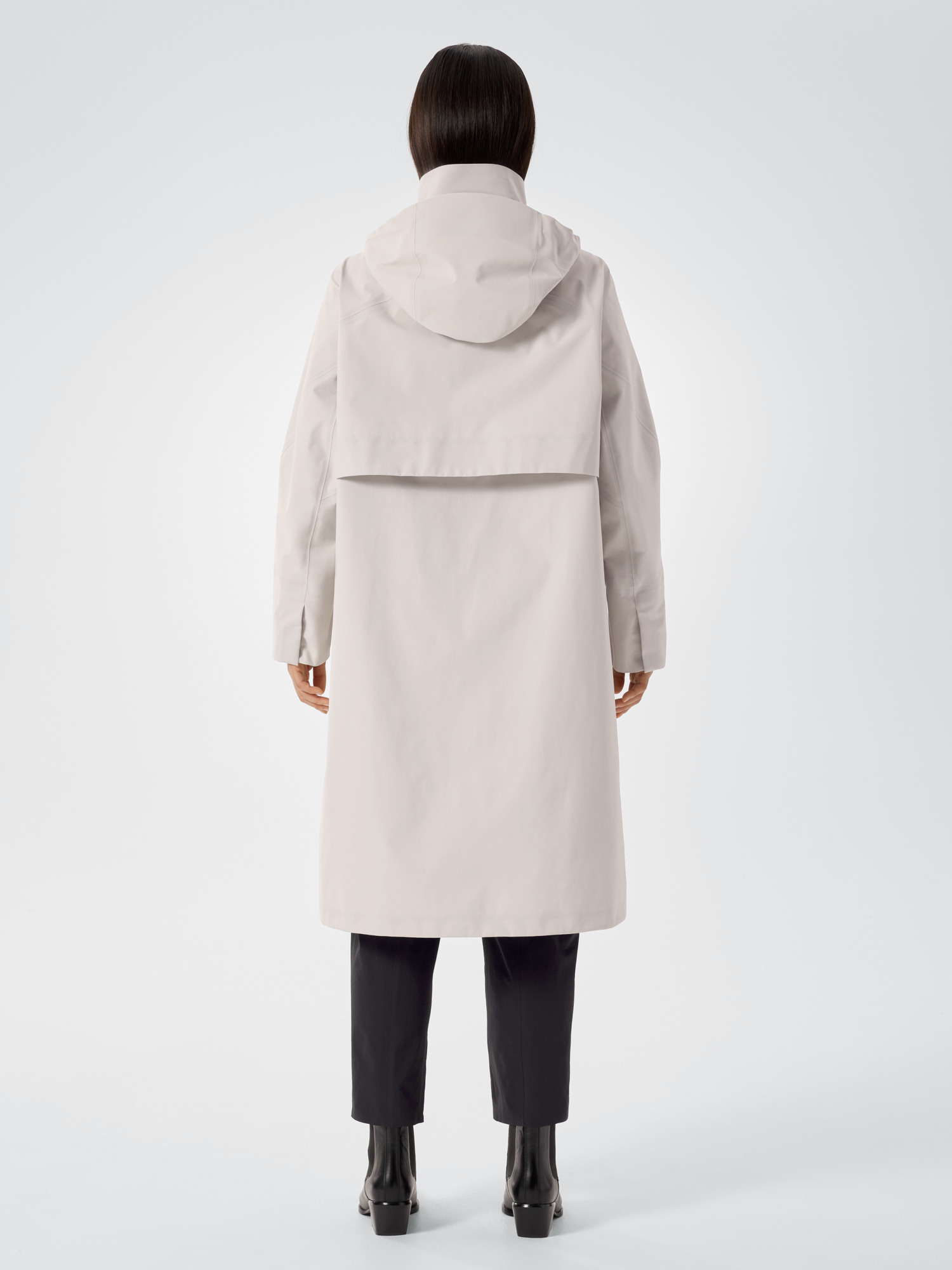 Ifora Coat Women's Dark Cocoon Back View