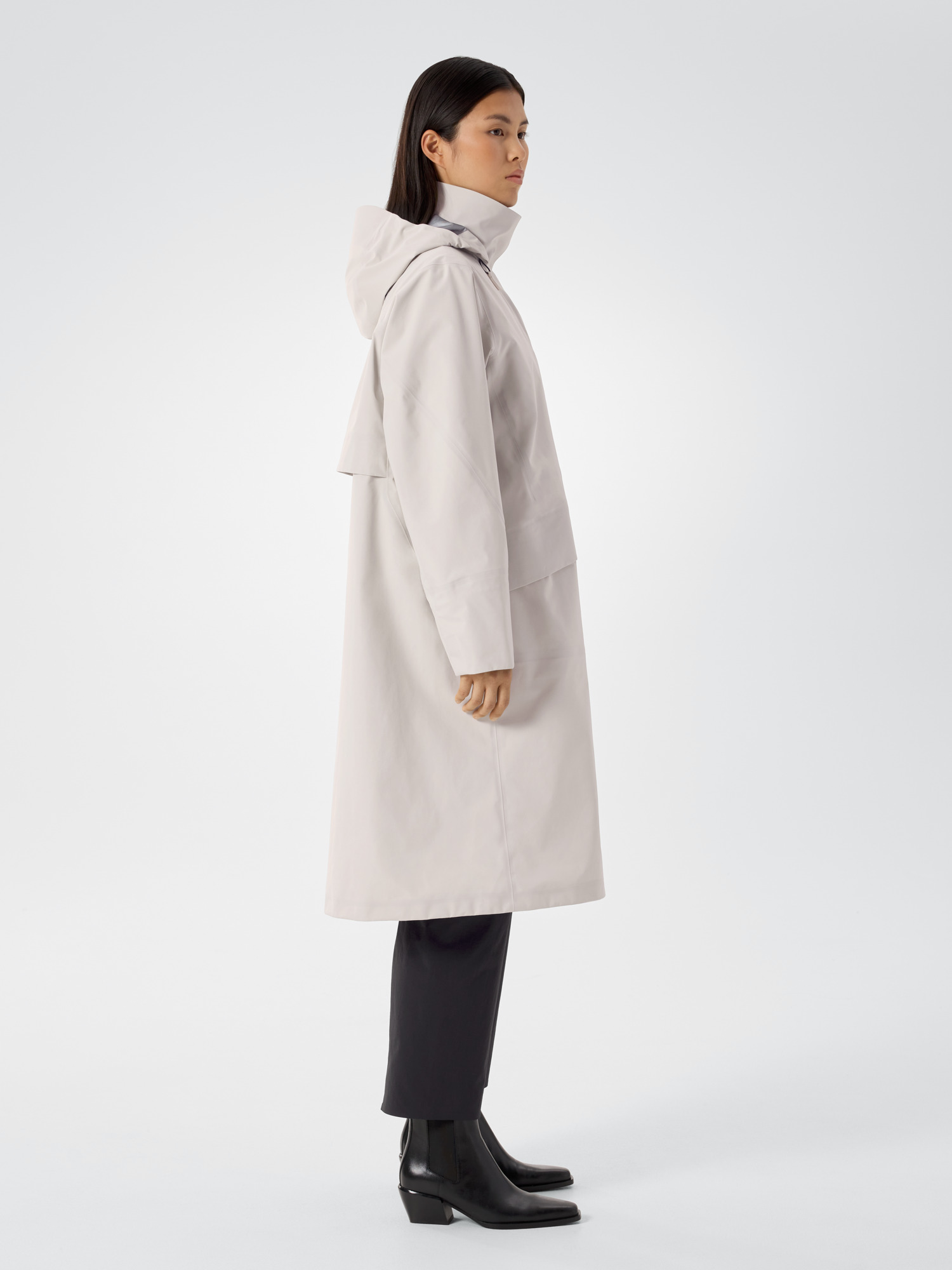Ifora Coat Women's Dark Cocoon Side View