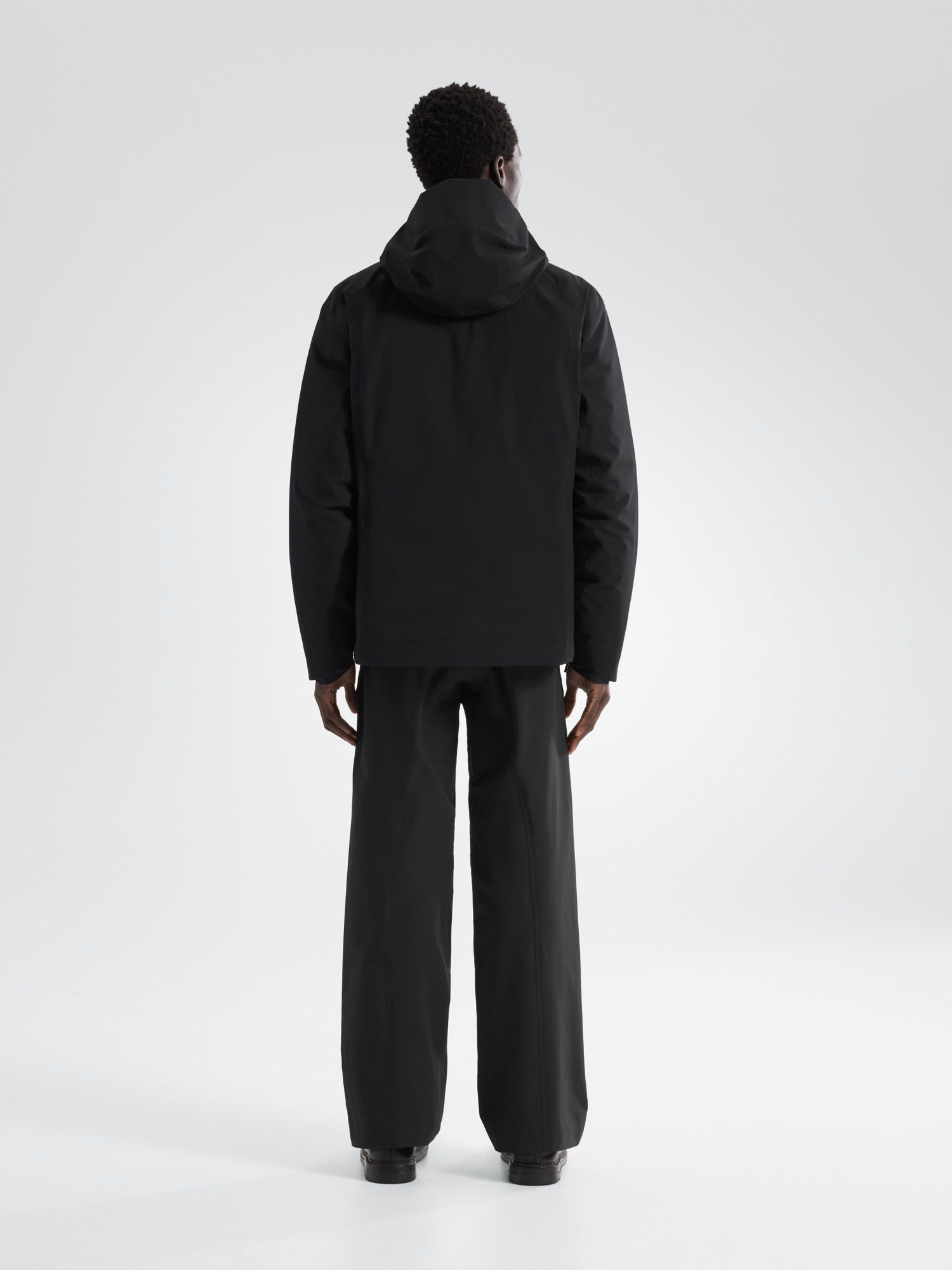 Altus Down Jacket Black Back View